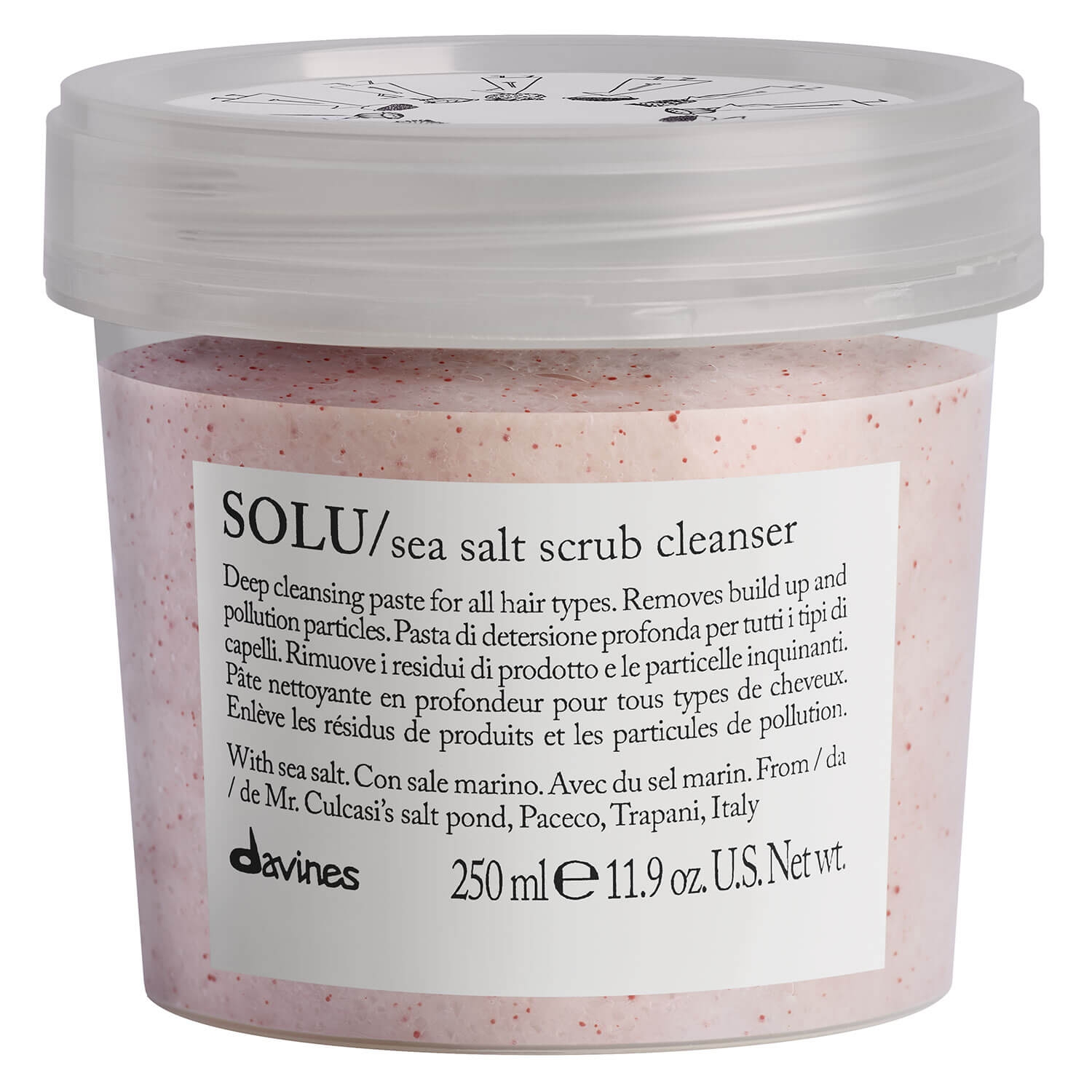 Product image from Essential Haircare - SOLU Sea Salt Scrub Cleanser