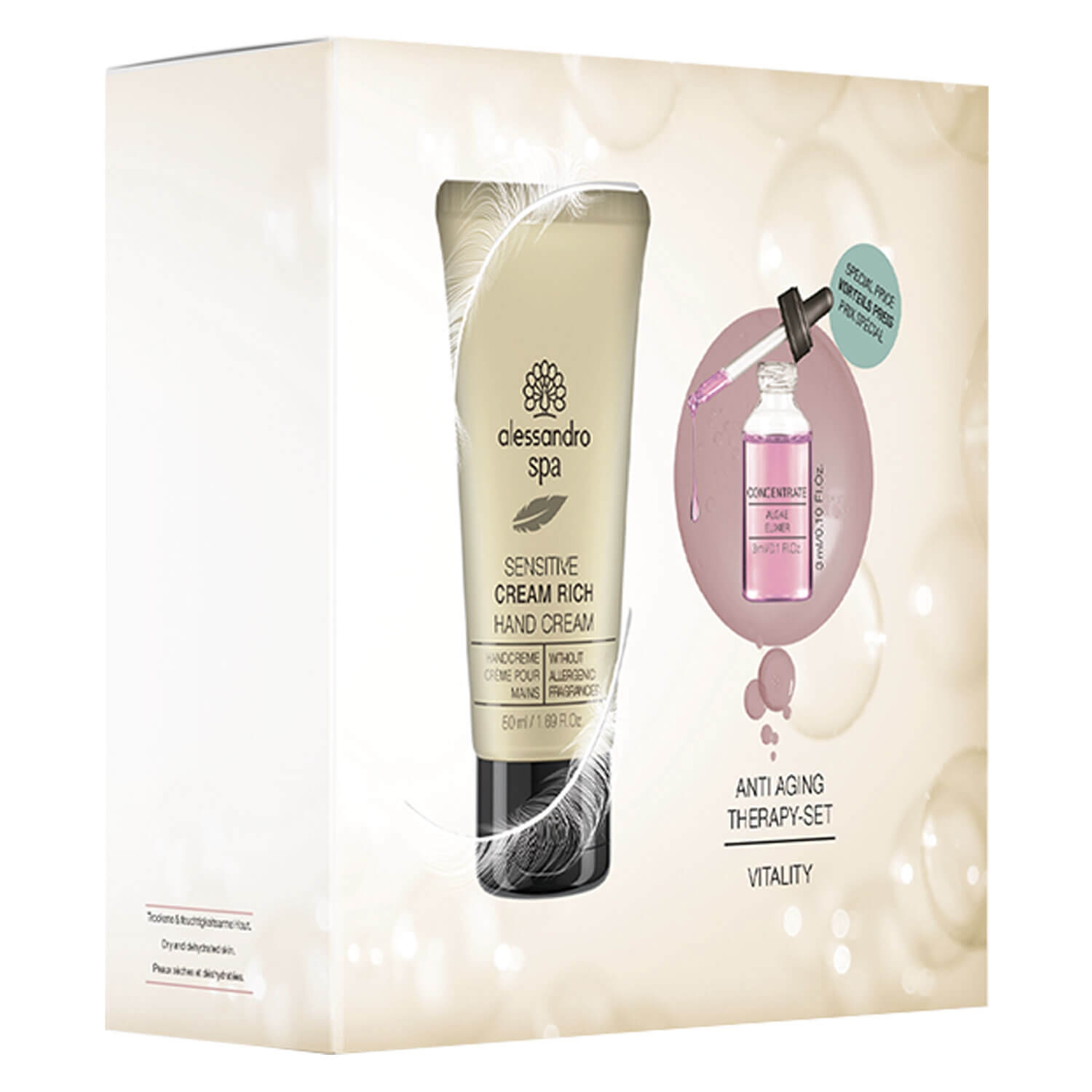 Product image from Alessandro Spa - Vitality Concentrate & Cream Rich Set