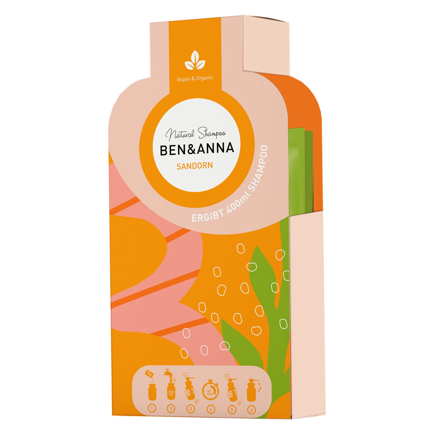 Product image from BEN&ANNA - Shampooflakes Sanddorn