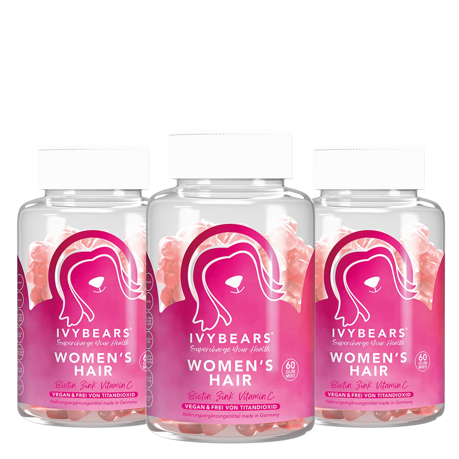 Image du produit de Ivybears - Women's Hair Vitamins 3 Monate