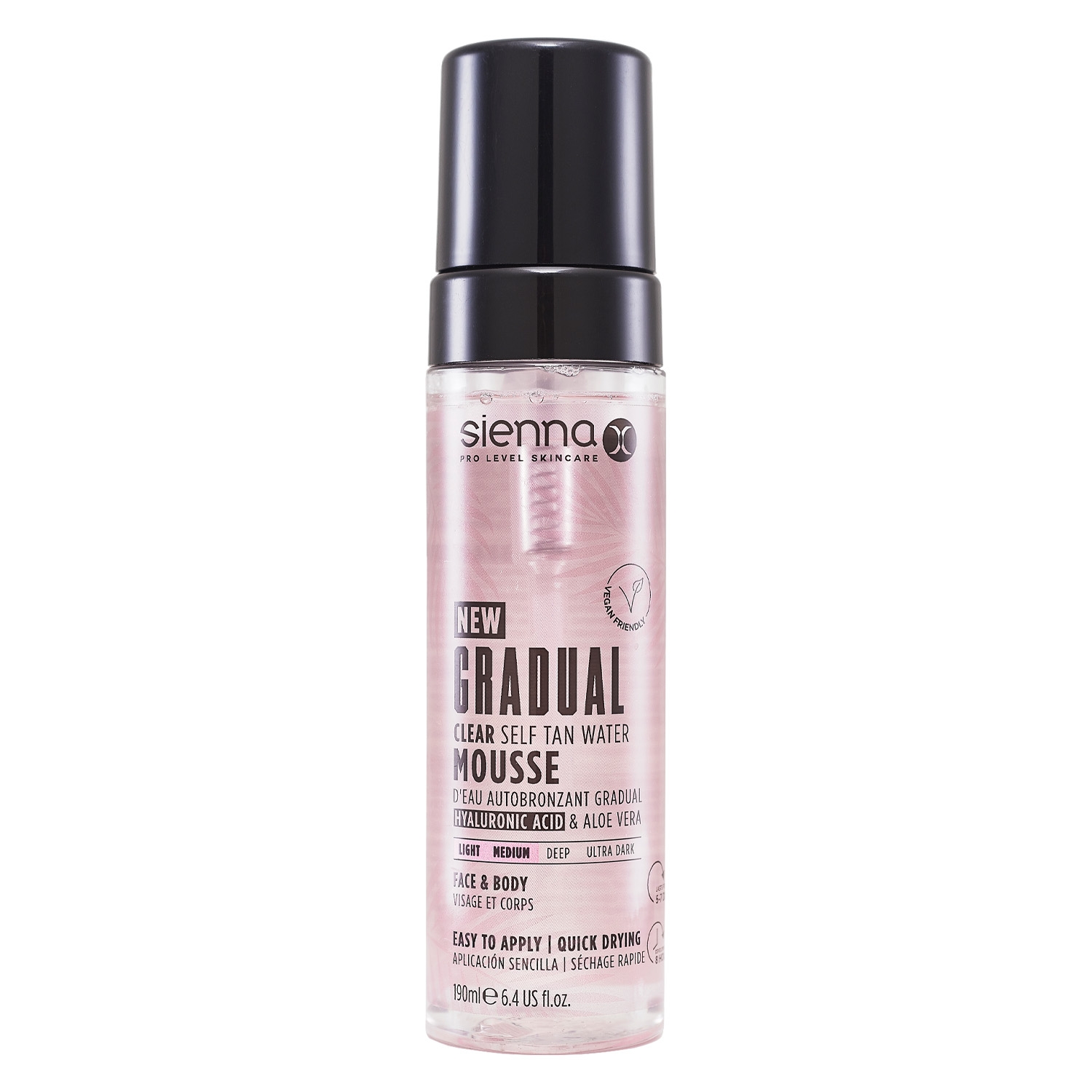 Product image from sienna x - Gradual Clear Self Tan Water Mousse