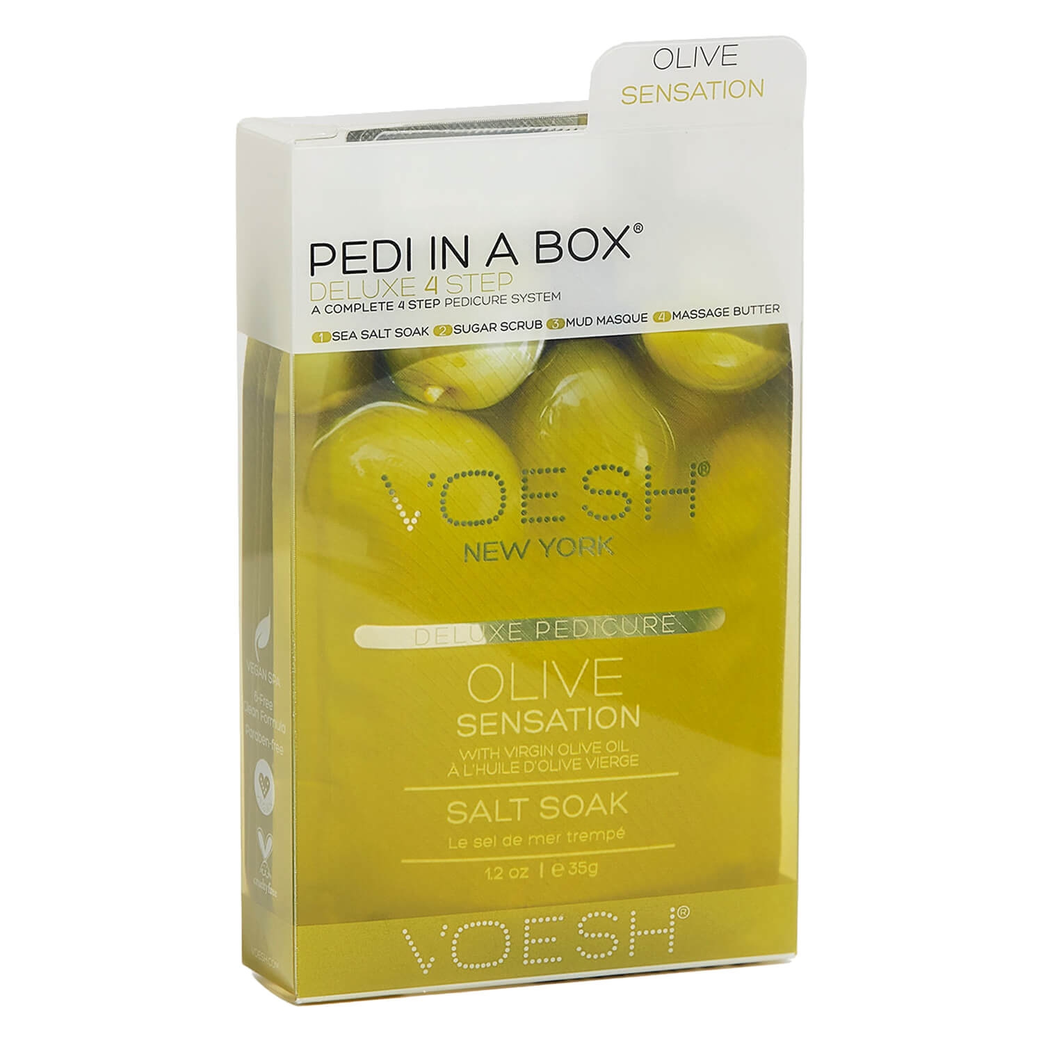 Produktbild von VOESH New York - Pedi In A Box 4 Step Olive Sensation
