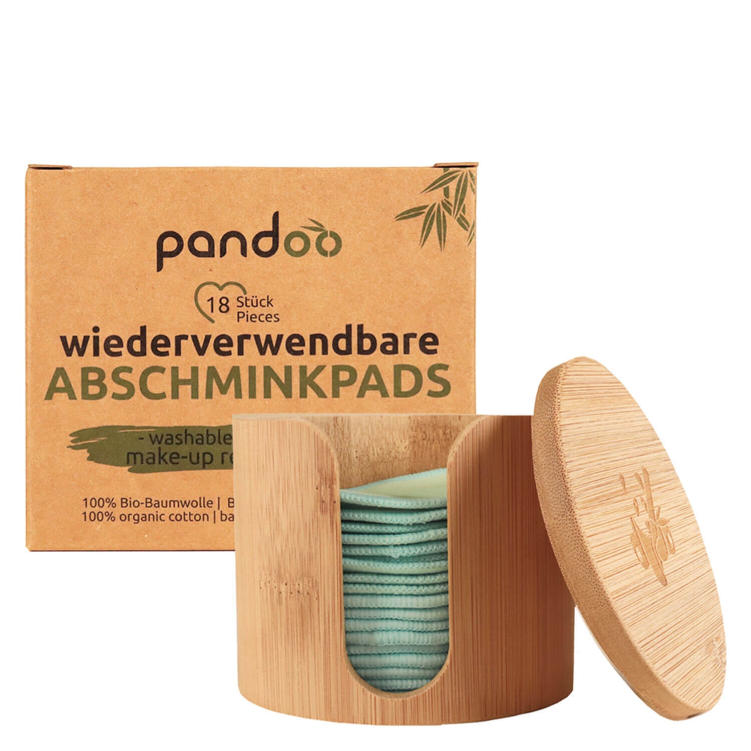 Product image from pandoo - Bio-Baumwolle Abschminkpads