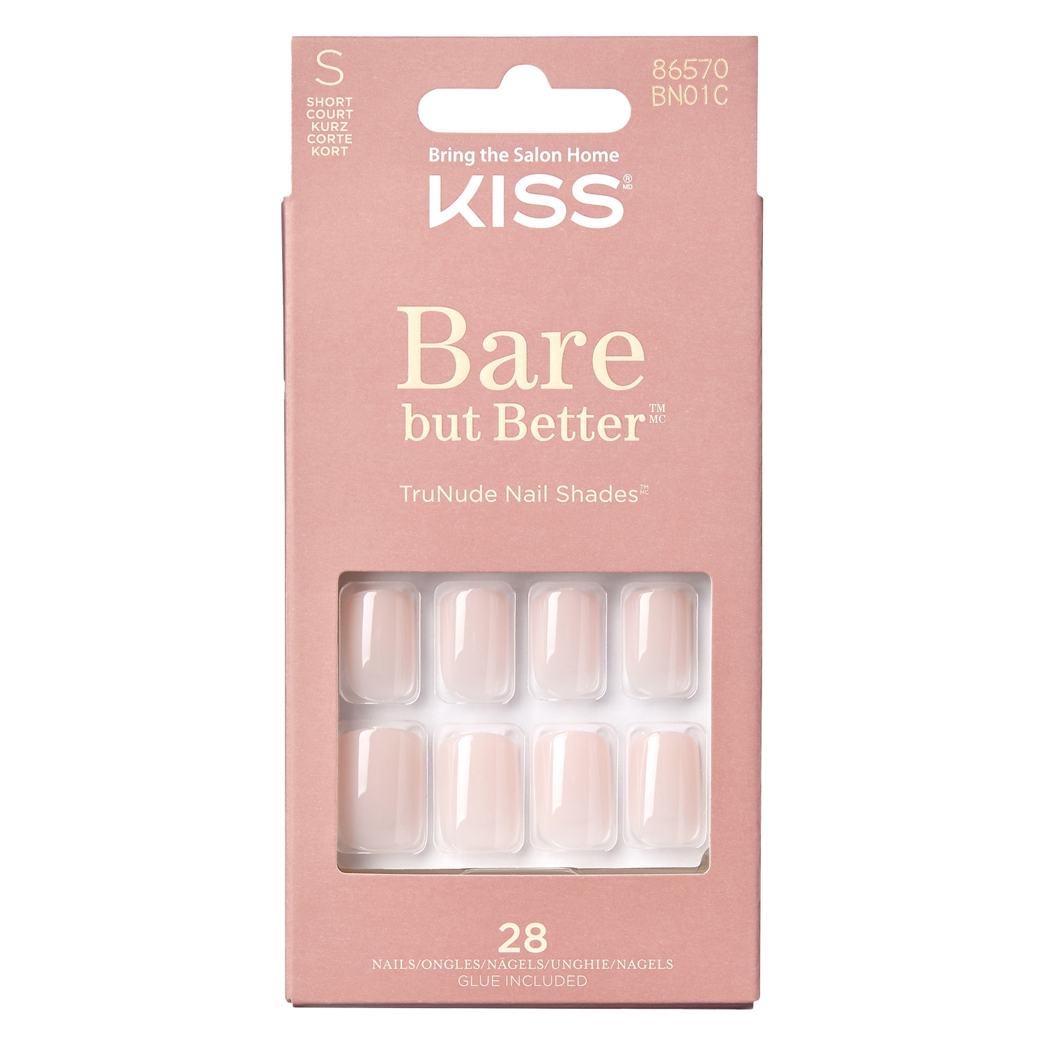 Produktbild von KISS Nails - Bare-But-Better Nails Nudies