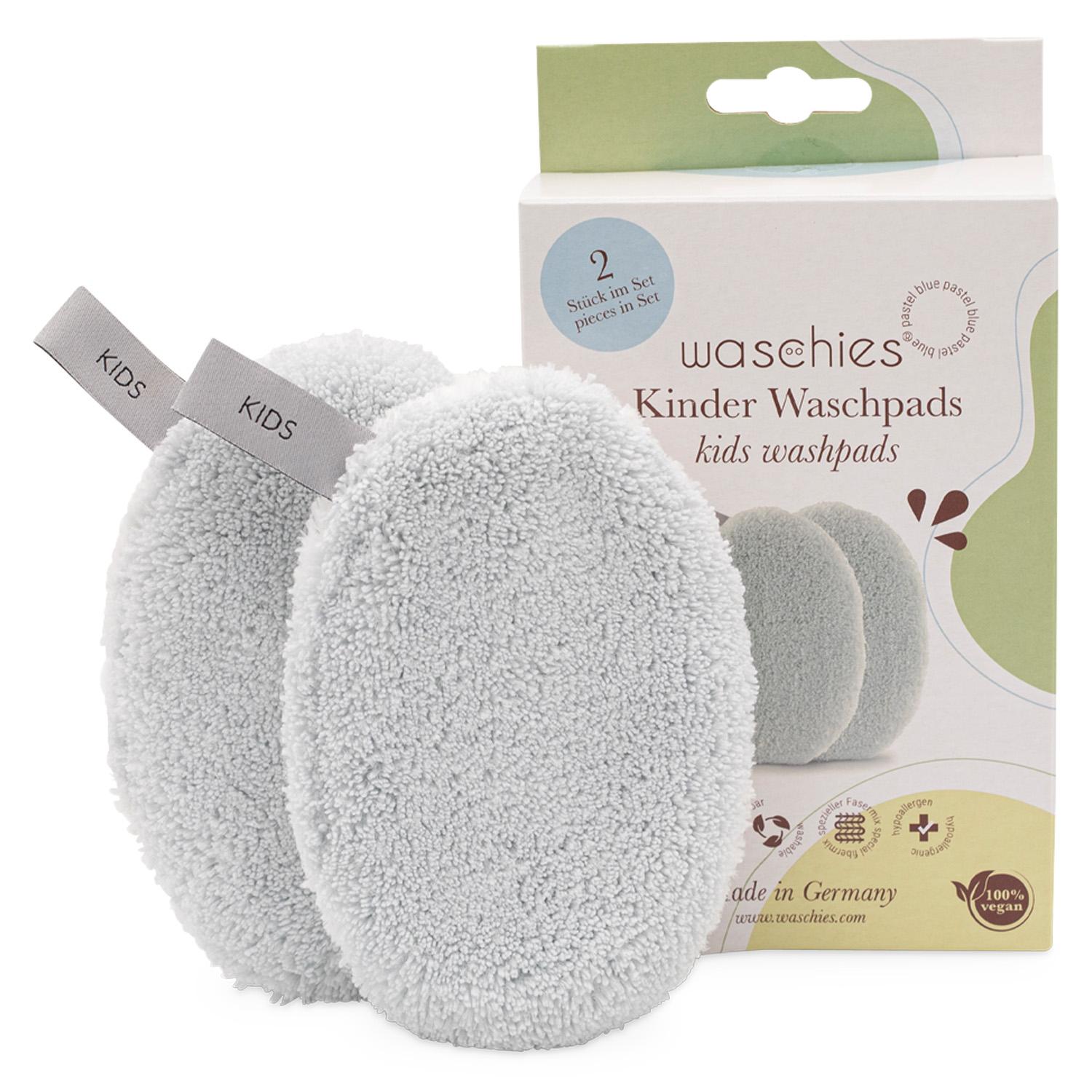Waschies Kidsline - wash pads for babies and kids pastel blue
