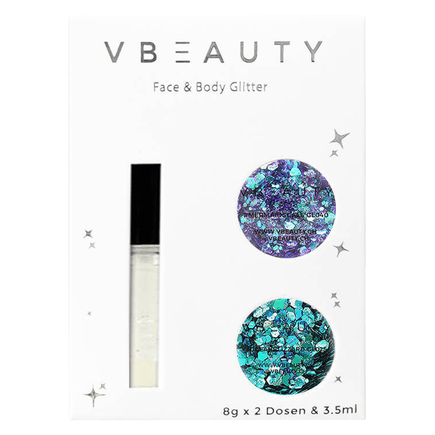 Produktbild von VBEAUTY Make Up - Chunky Glitter Mermaid Sparkle