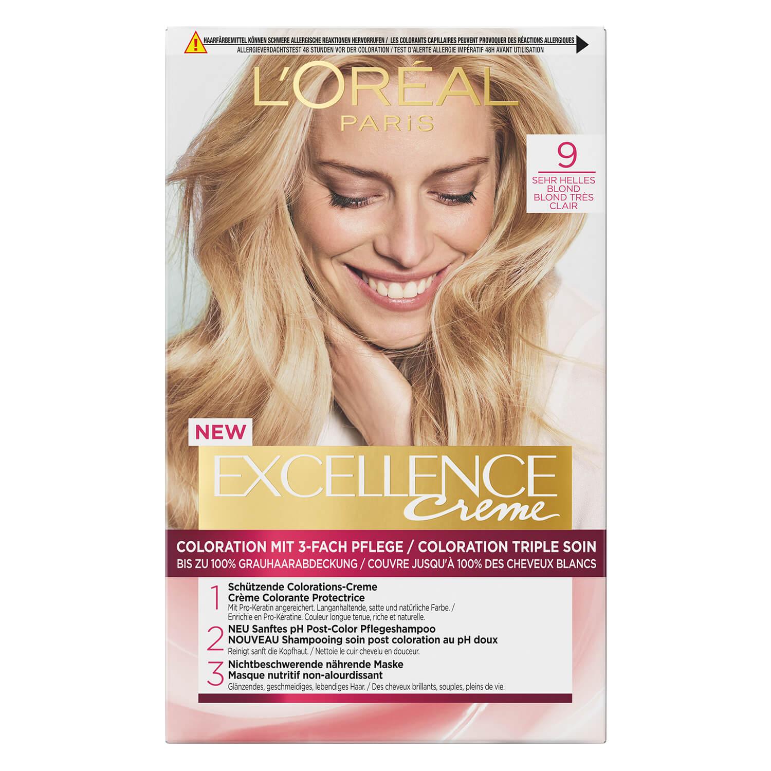 LOréal Excellence Color - Creme 9 Blond Très Clair