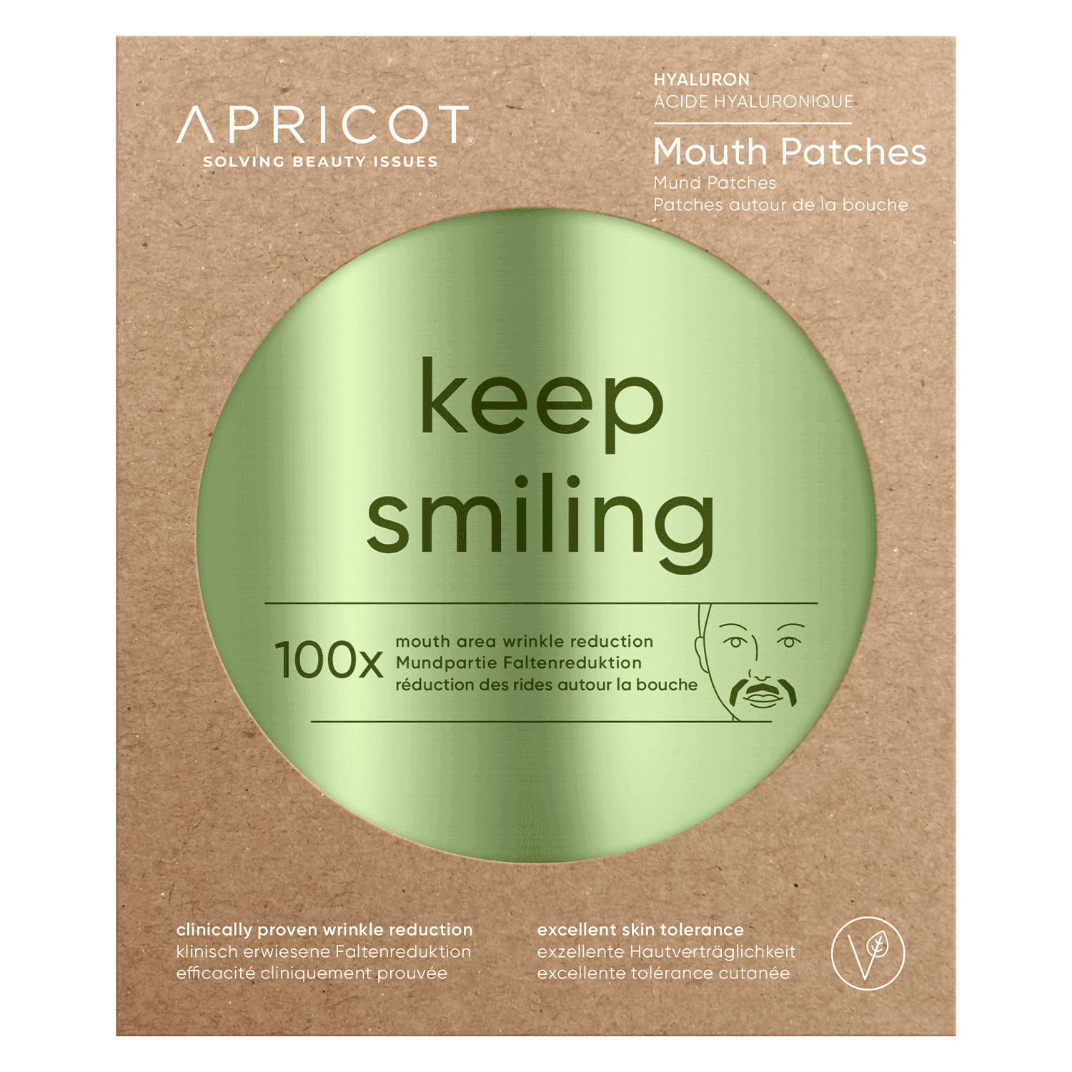 APRICOT - Anti-Falten-Mund Patches Hyaluron Keep Smiling