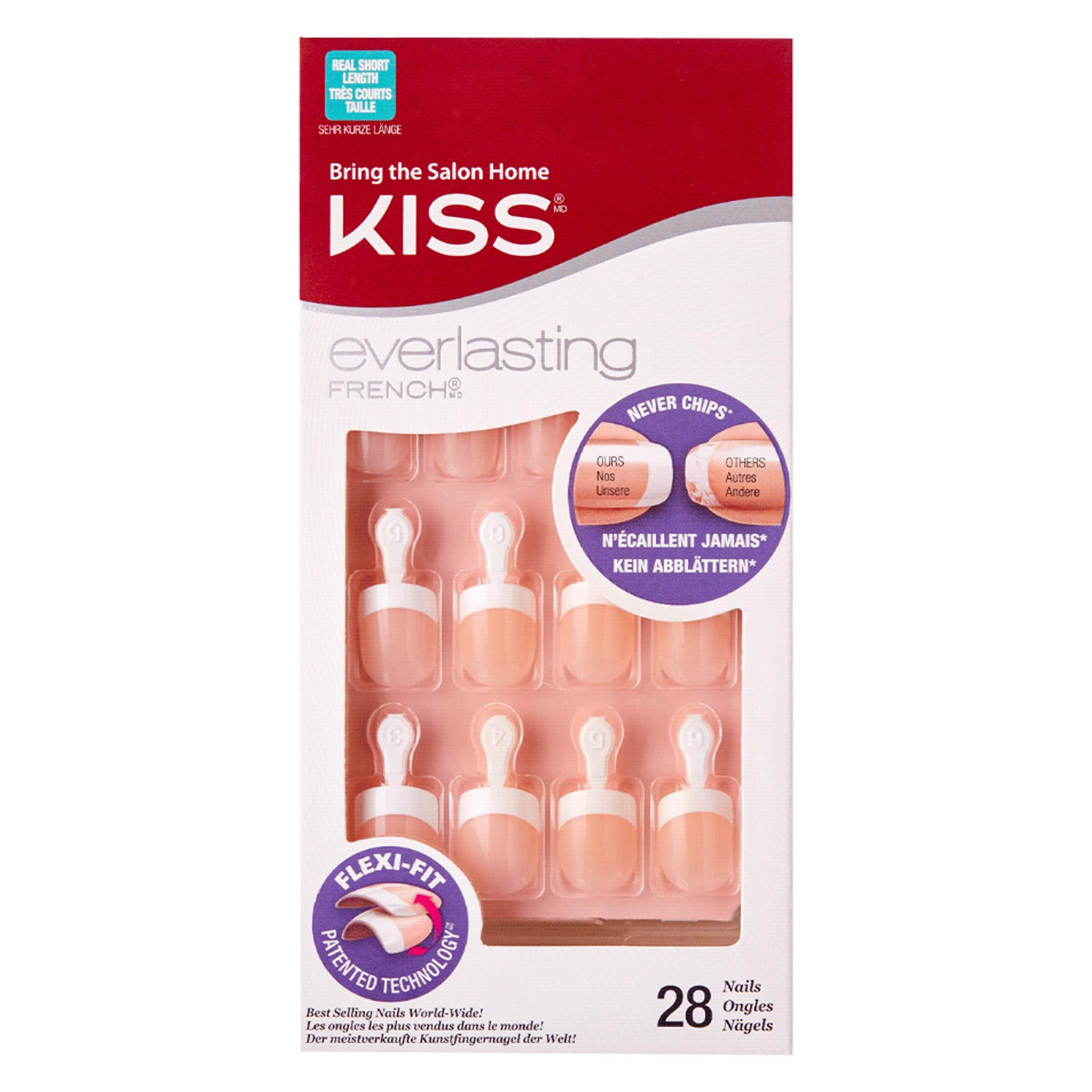 Produktbild von KISS Nails - Everlasting French Nail Endless
