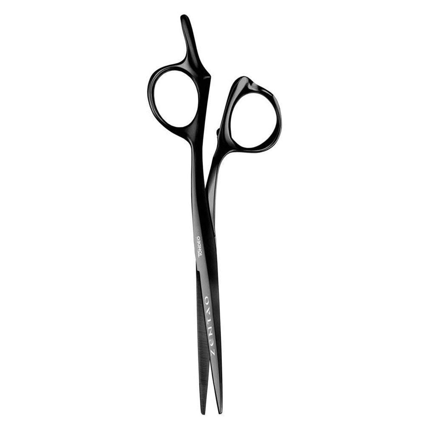 Tondeo Scissors - Zentao Black Offset Scissors 6.5"