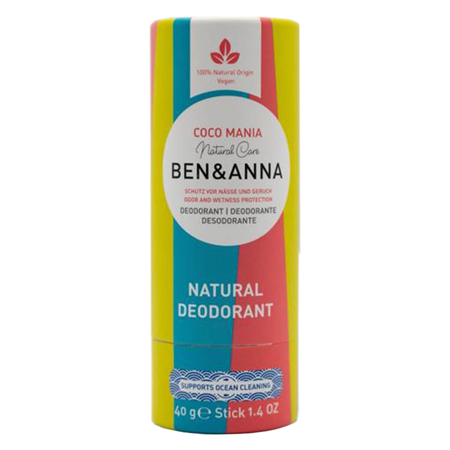 Product image from BEN&ANNA - Coco Mania Deo Stick Papertube