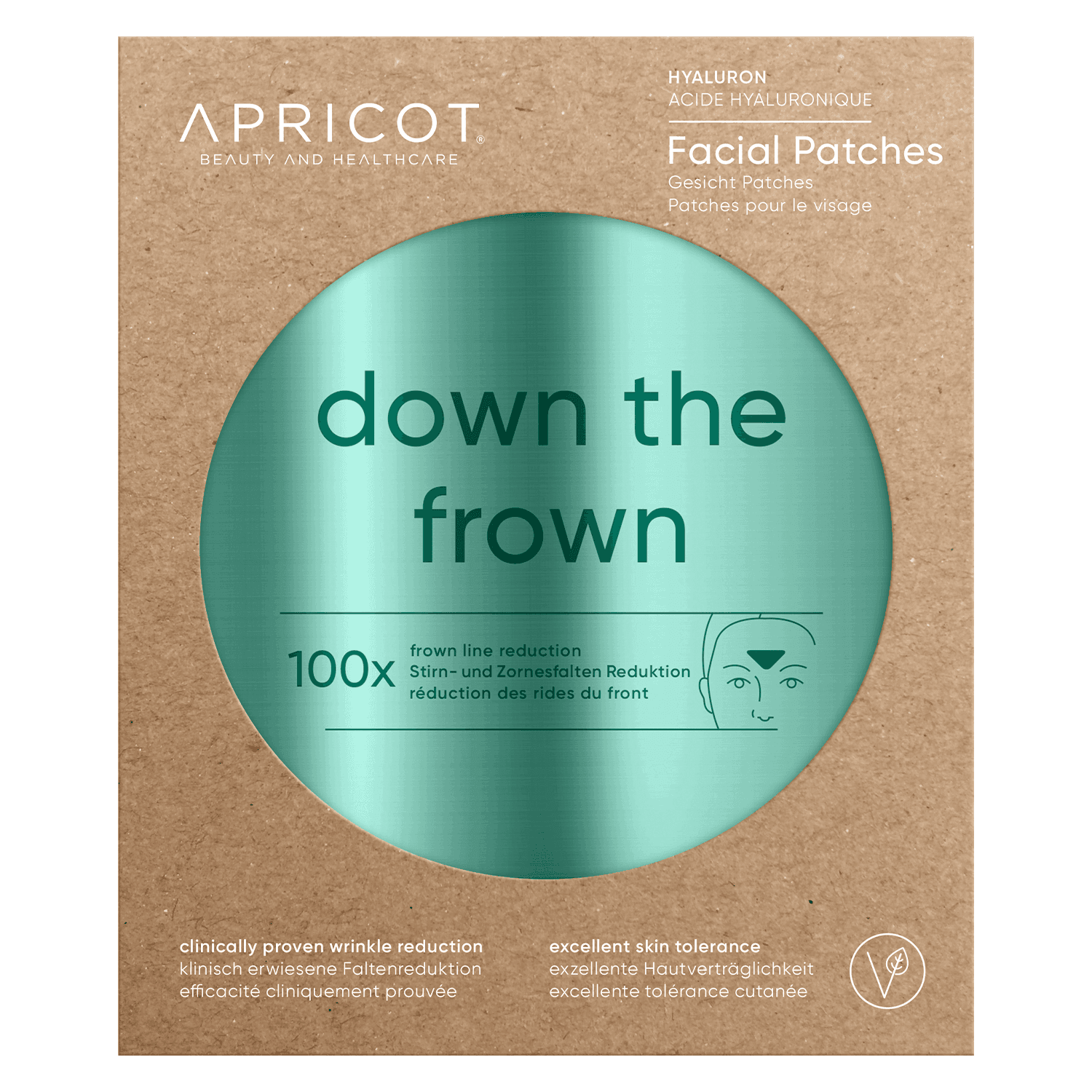 APRICOT - Patchs faciaux down the frown