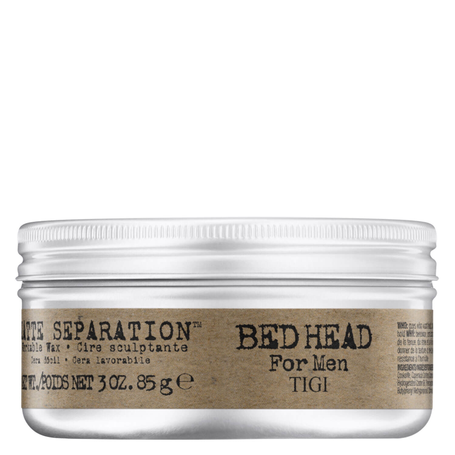 Product image from Bed Head For Men - Matte Separation