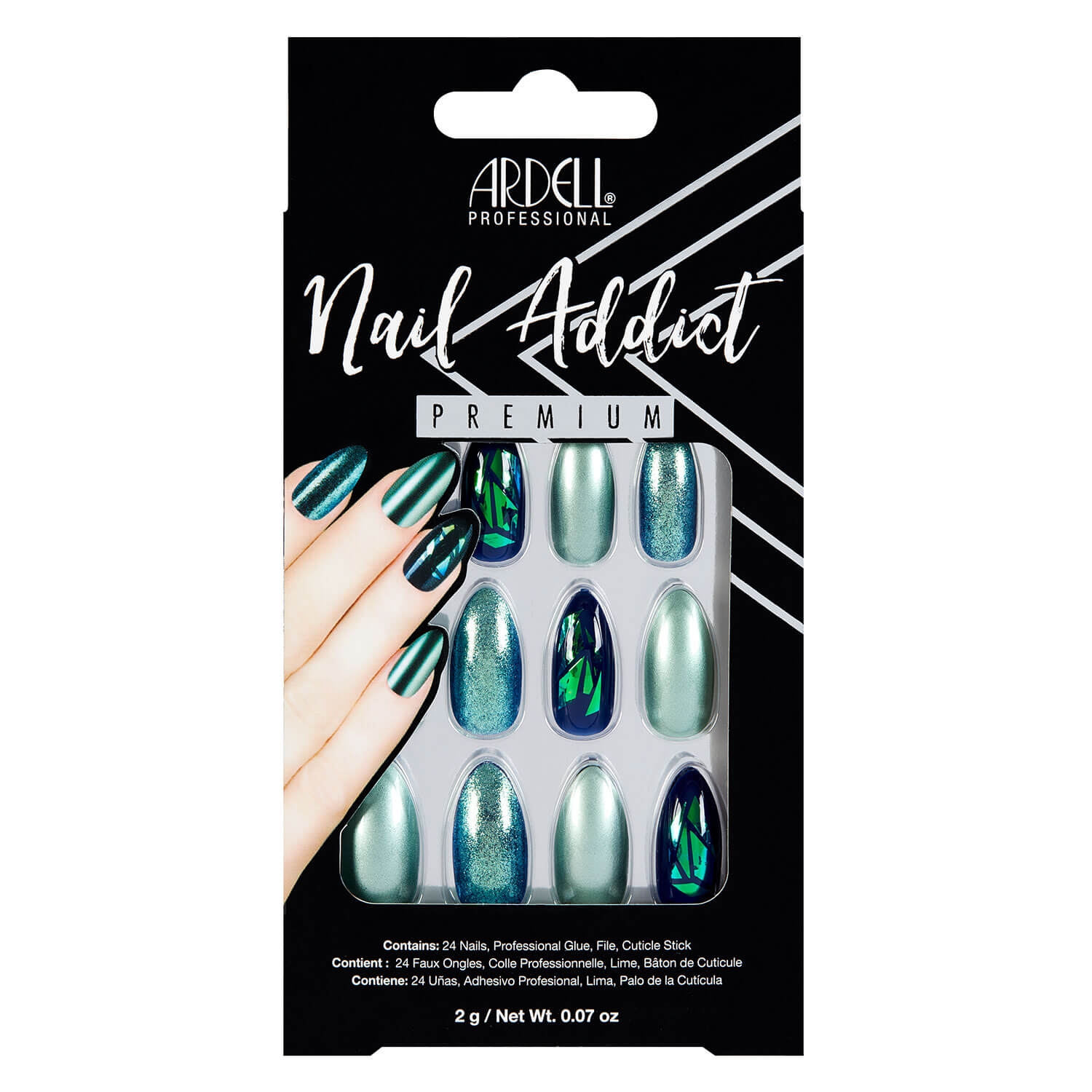 Product image from Nail Addict - Nail Addict Green Glitter Chrome