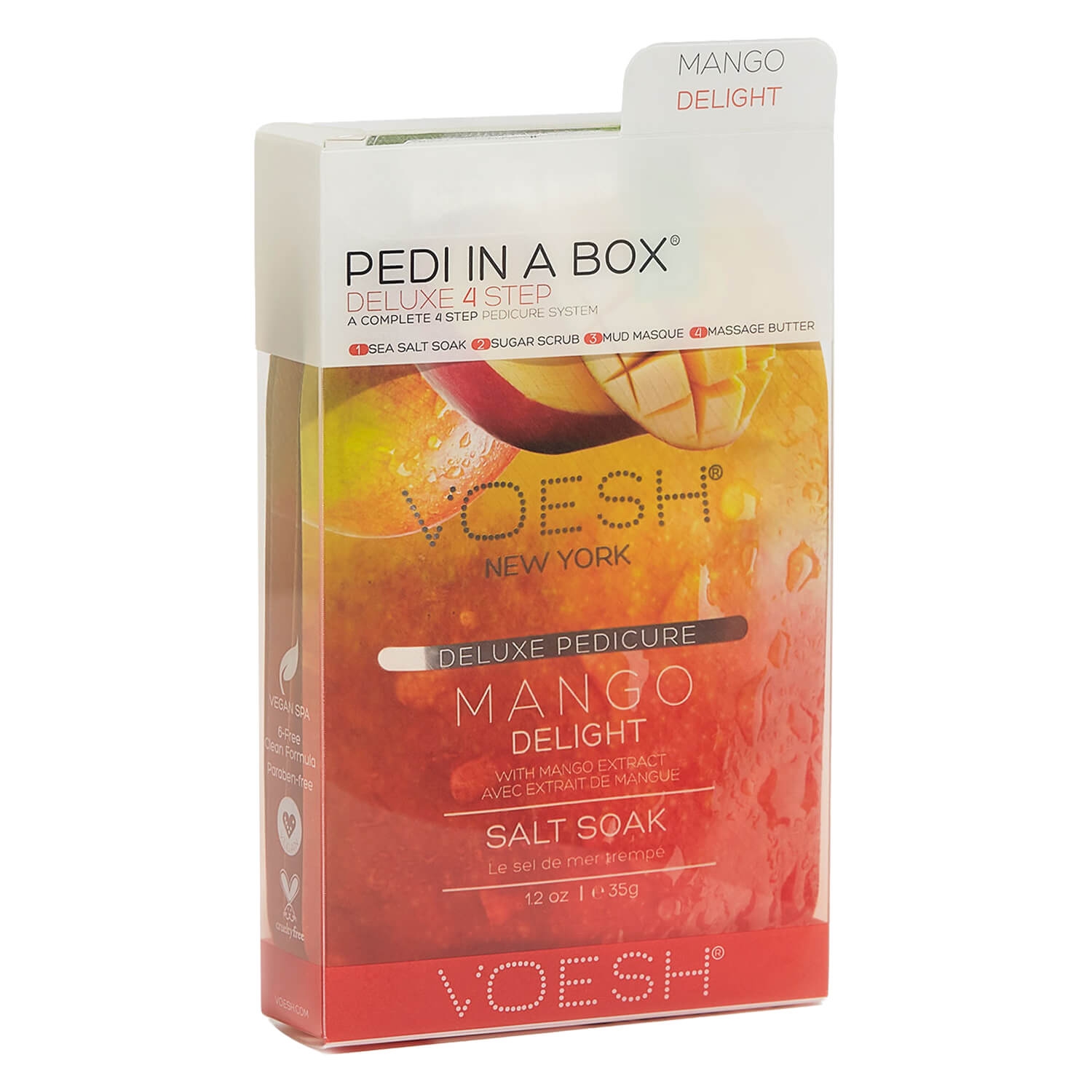 Produktbild von VOESH New York - Pedi In A Box 4 Step Mango Delight