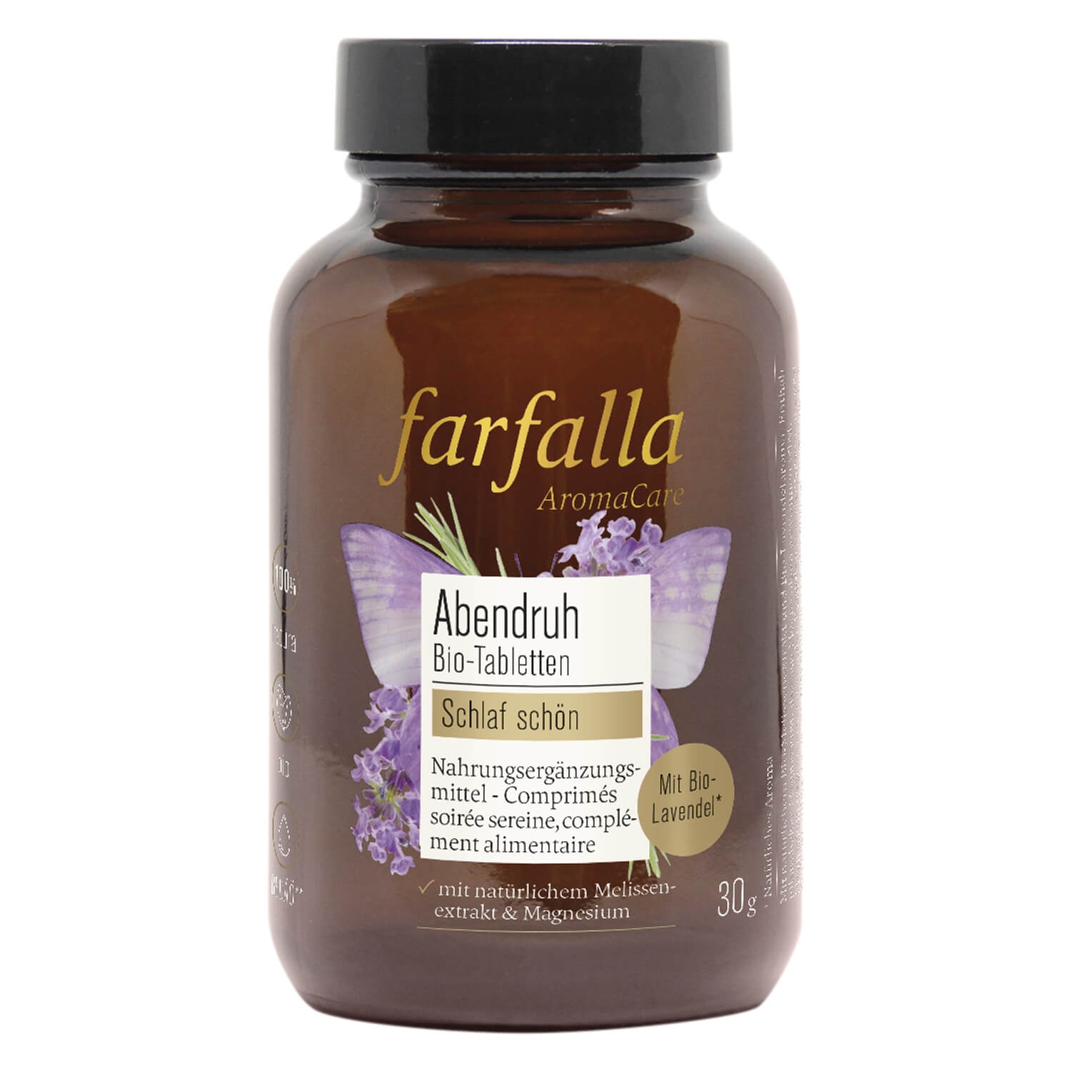 Product image from Farfalla Care - Schlaf schön Abendruh Bio-Tabletten