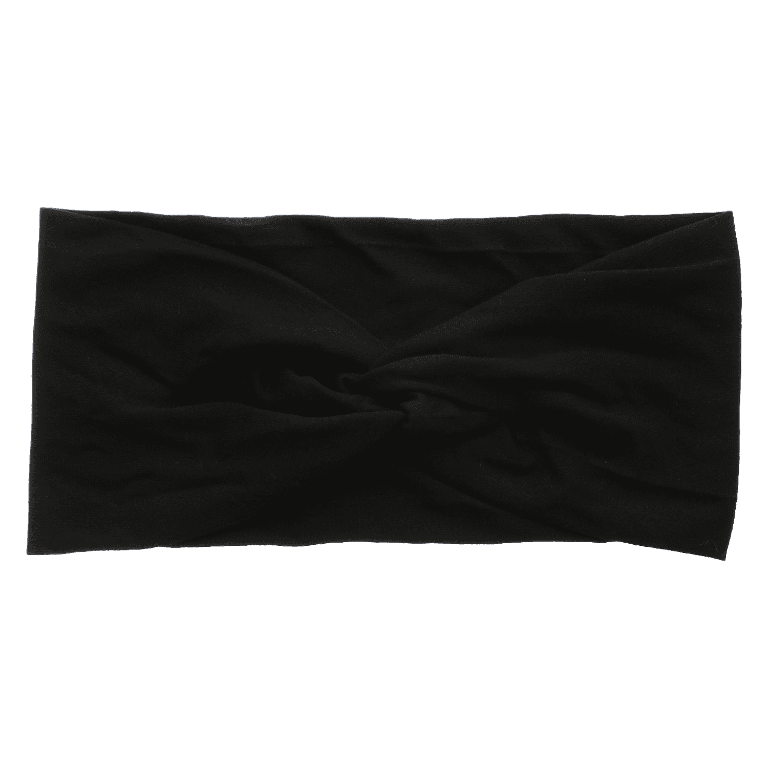 TRISA Hair - Super soft hairband with knot, black