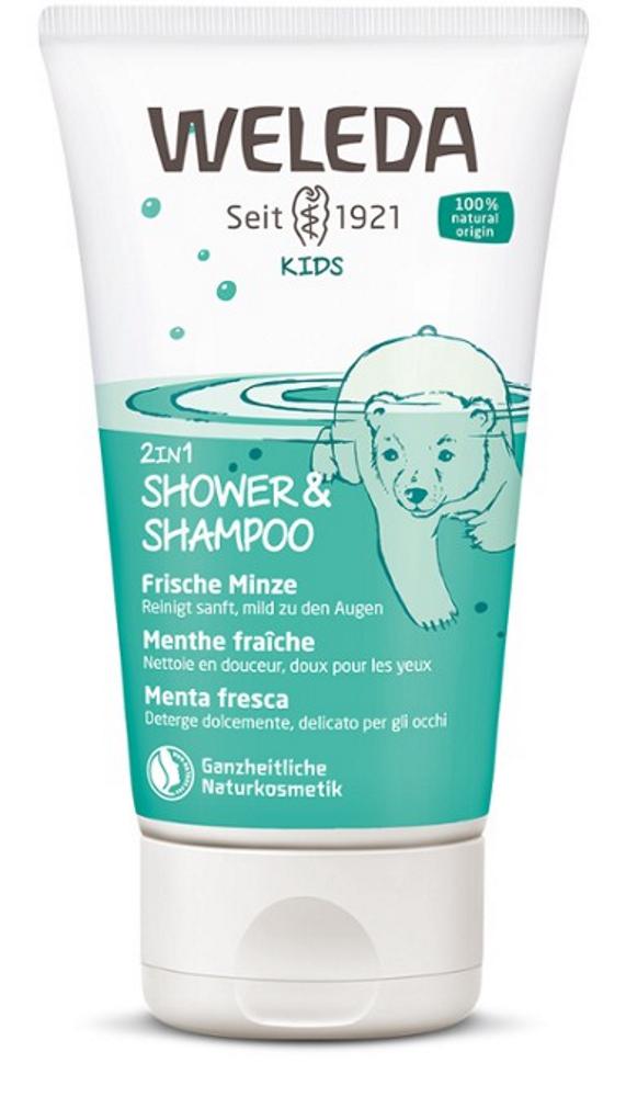 Weleda - Kids 2in1 Douche & Shampooing Menthe