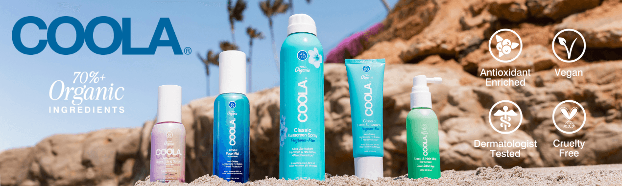 Brand banner from COOLA
