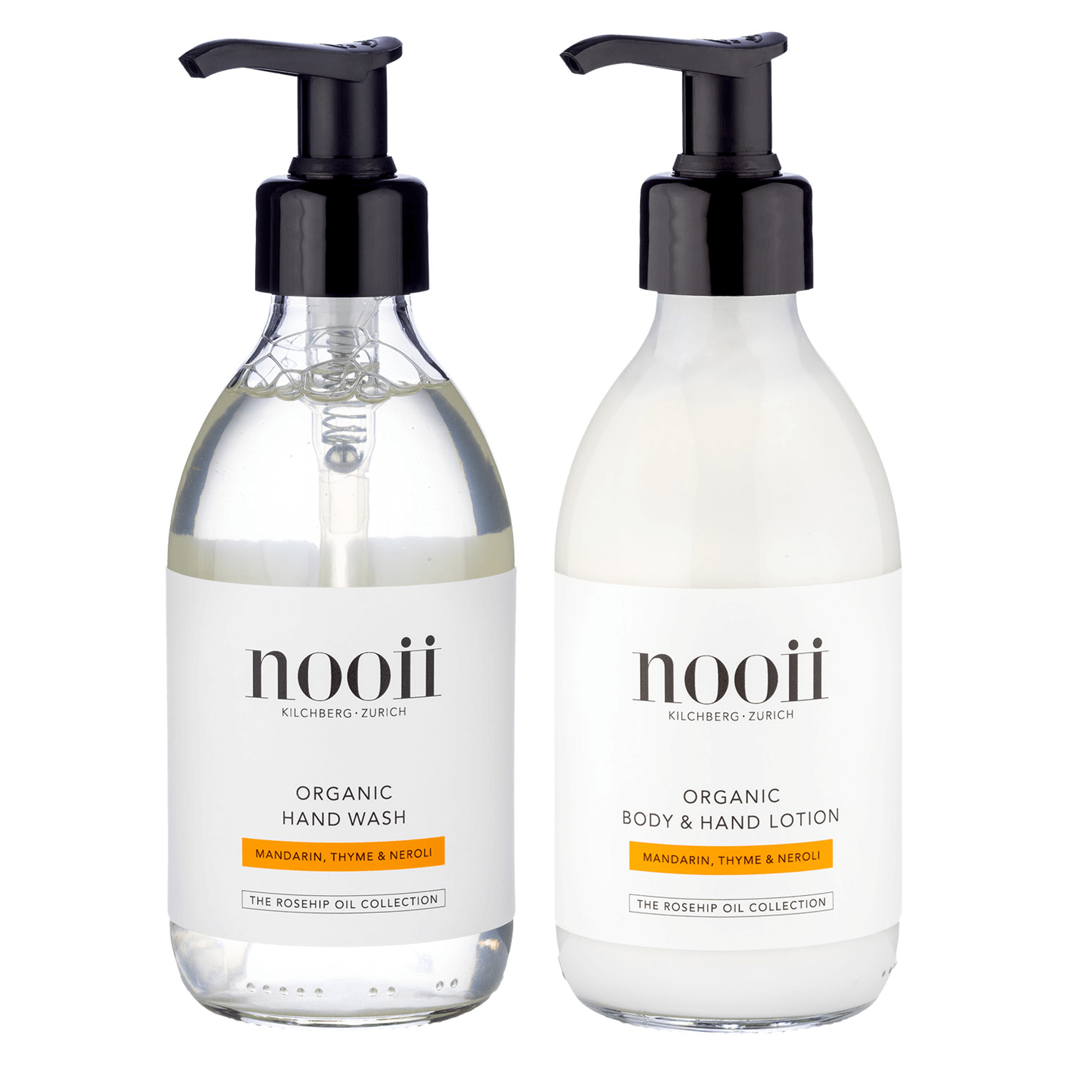 Produktbild von nooii Organic - Body & Hand Set Mandarin, Thyme & Neroli