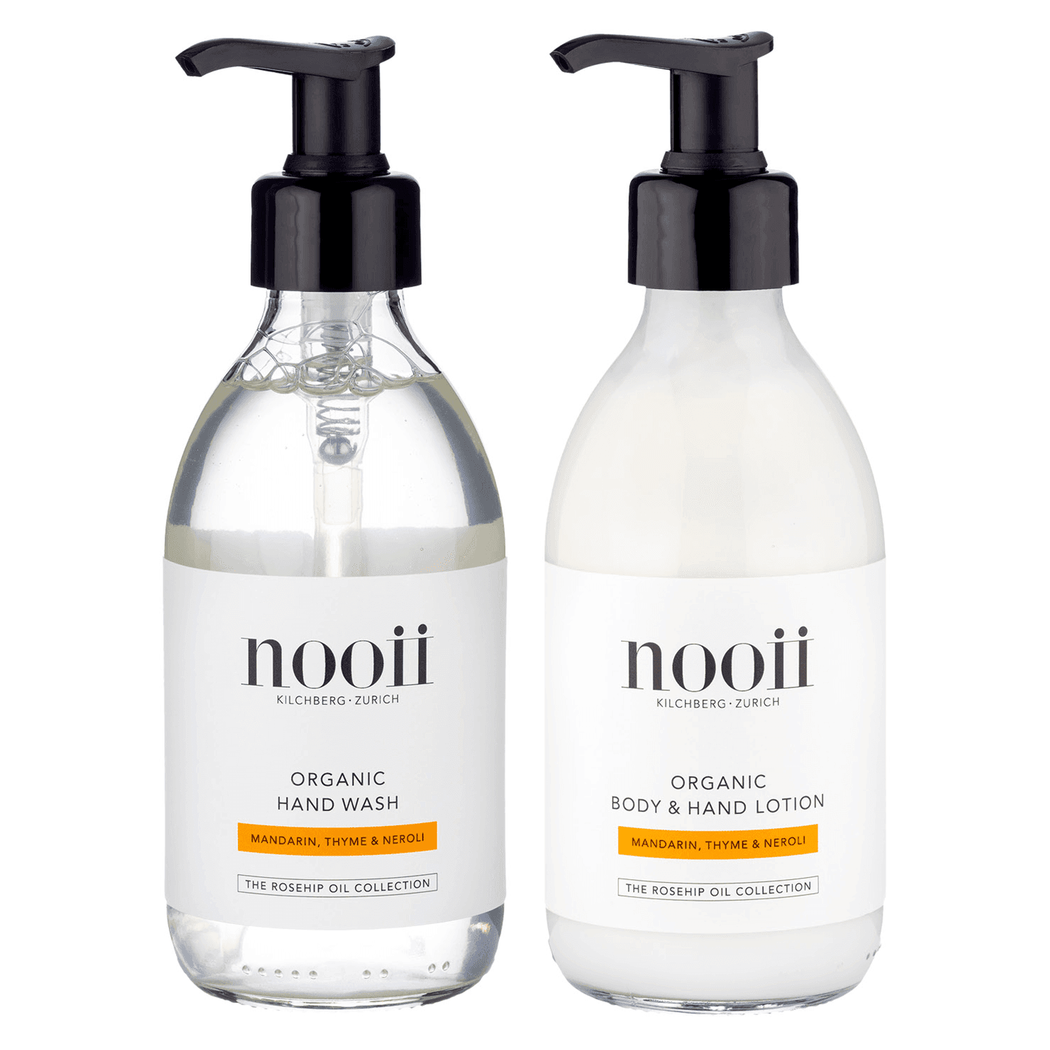 nooii Organic - Body & Hand Set Mandarin, Thyme & Neroli