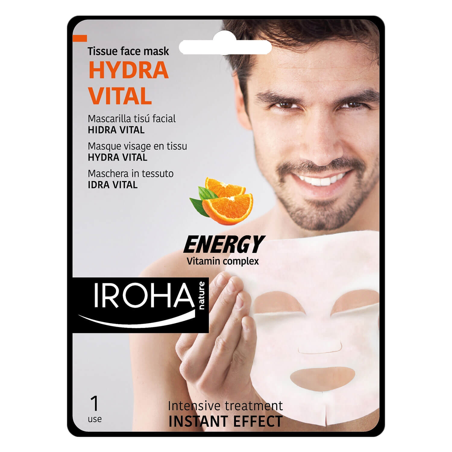 Produktbild von Iroha Nature - Tissue Face Mask Hydra Vital - Energy Vitamin Complex