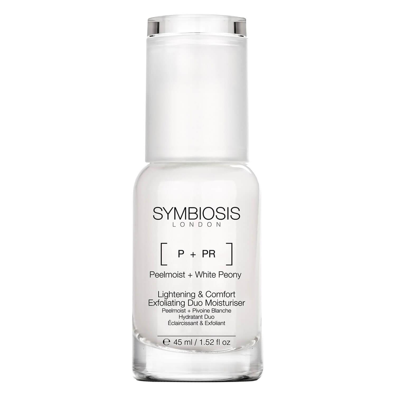 Symbiosis - [Peelmoist + White Peony] Lightening & Comfort Exfoliating Duo Moisturiser