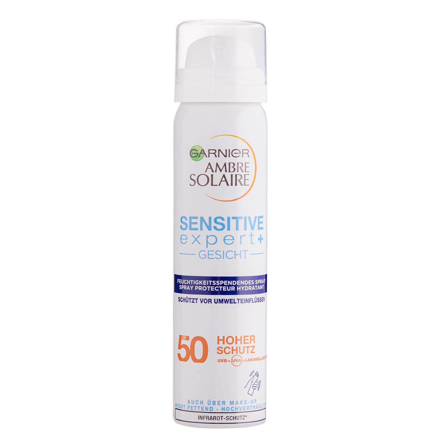 Ambre Solaire - Sensitive expert+ Feuchtigkeitsspendendes Gesichtsschutz-Spray LSF50