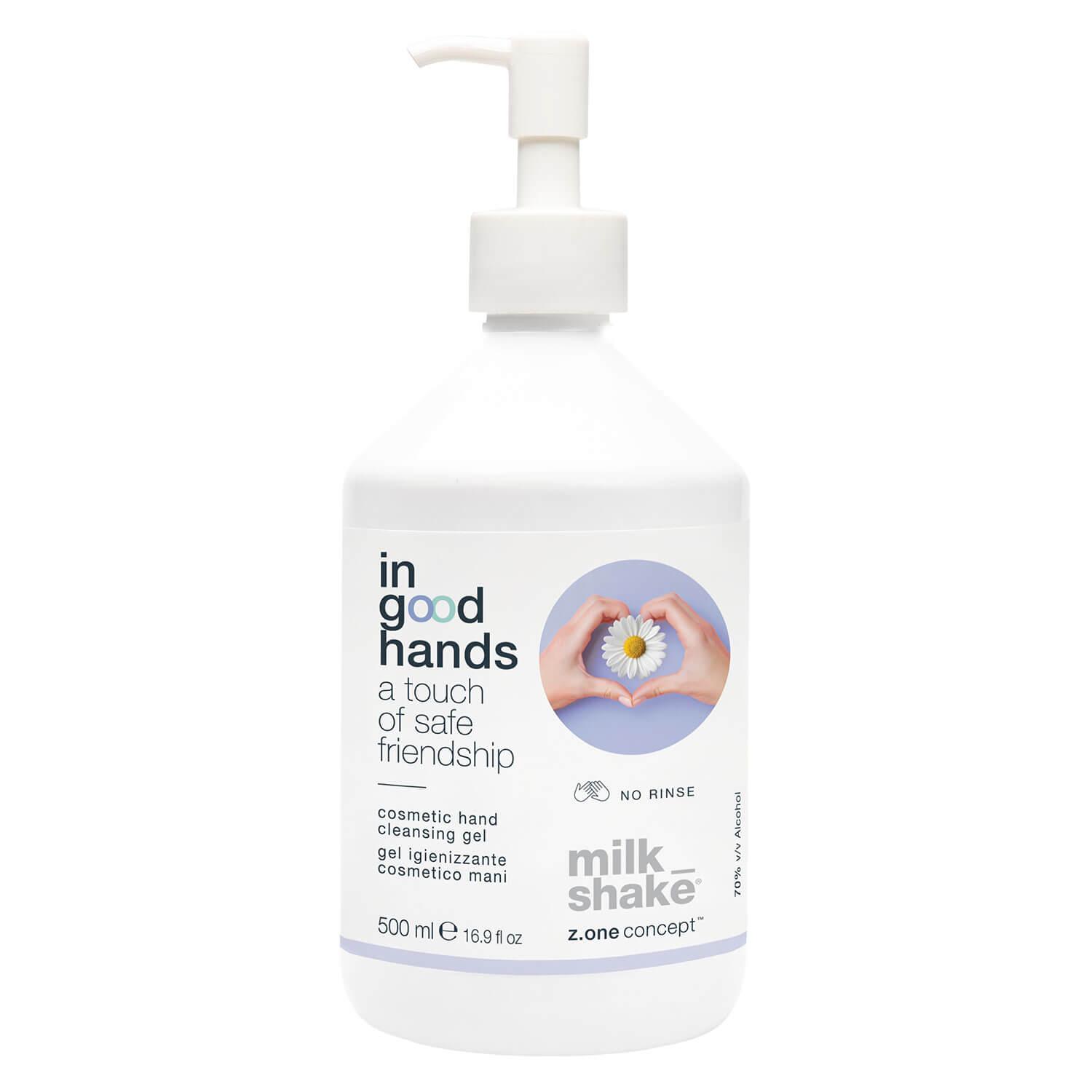 milk_shake in good hands - sanitising gel