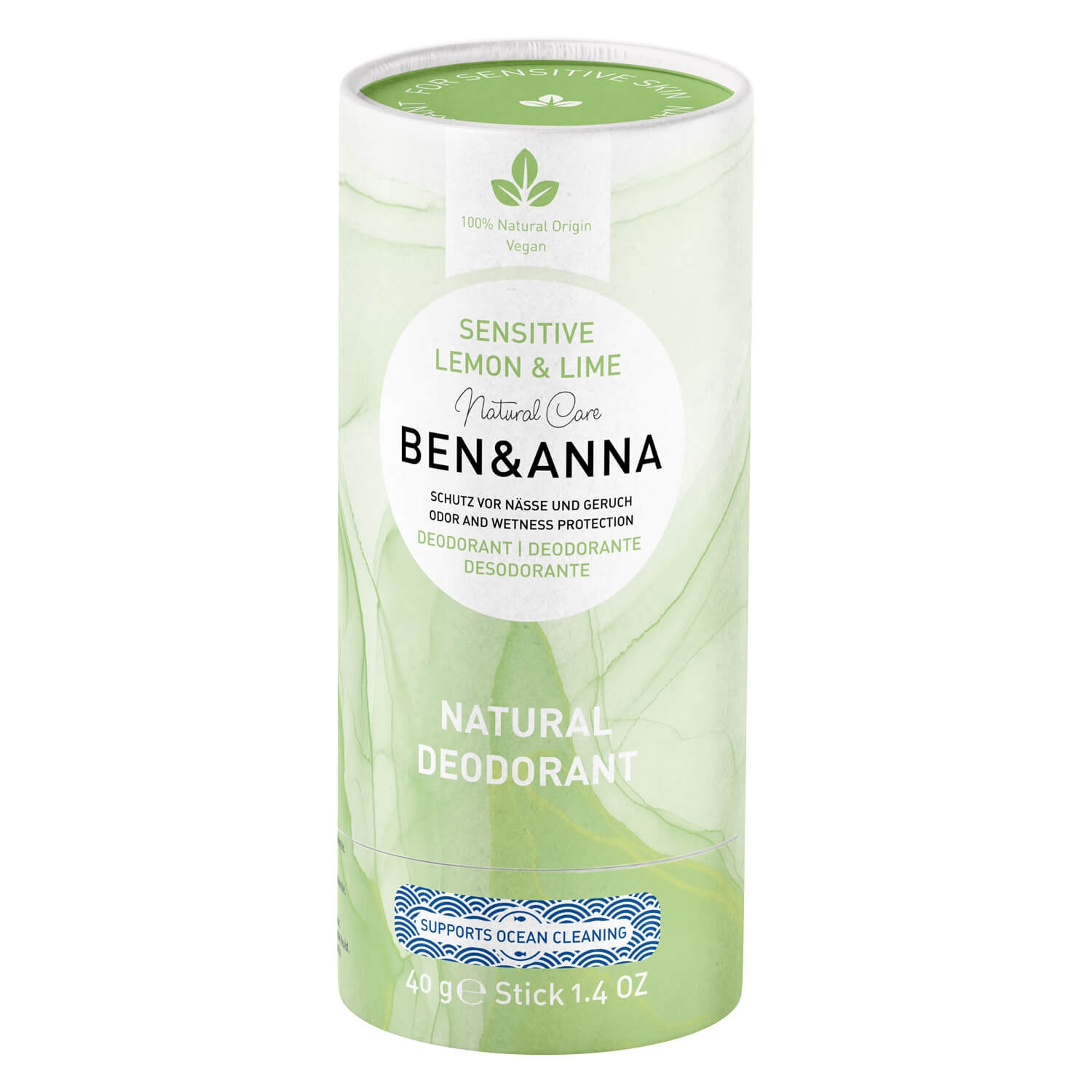Product image from BEN&ANNA - Sensitive Lemon & Lime Natural Deo