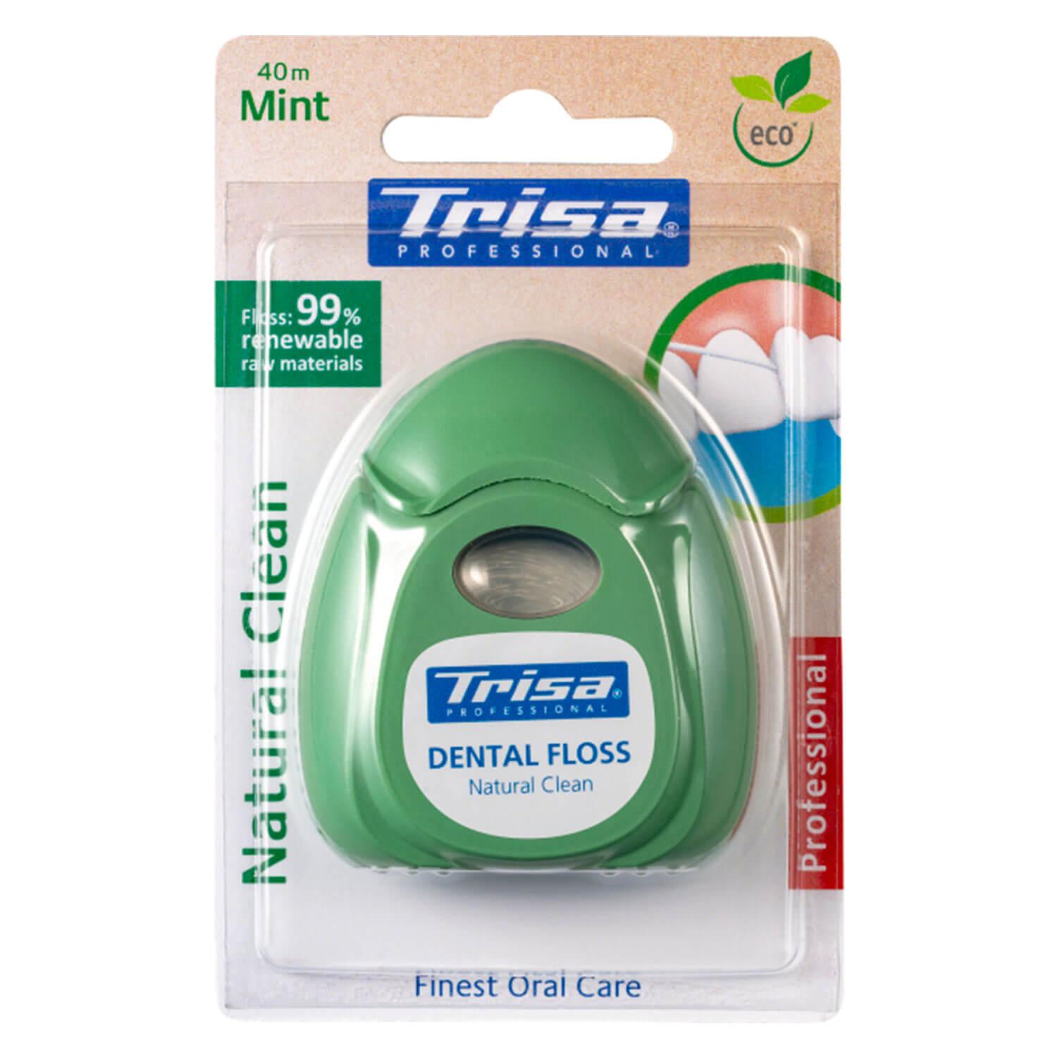 Trisa Oral Care - Dental Floss Natural Clean Mint