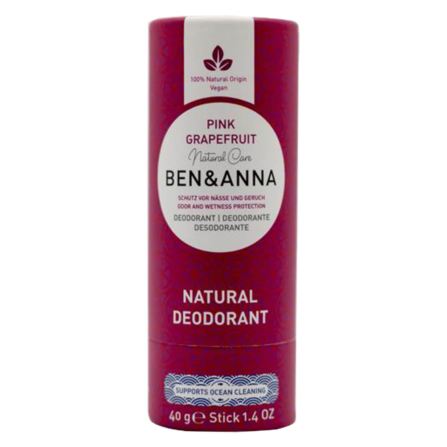 Product image from BEN&ANNA - Pink Grapefruit Deo Stick Papertube