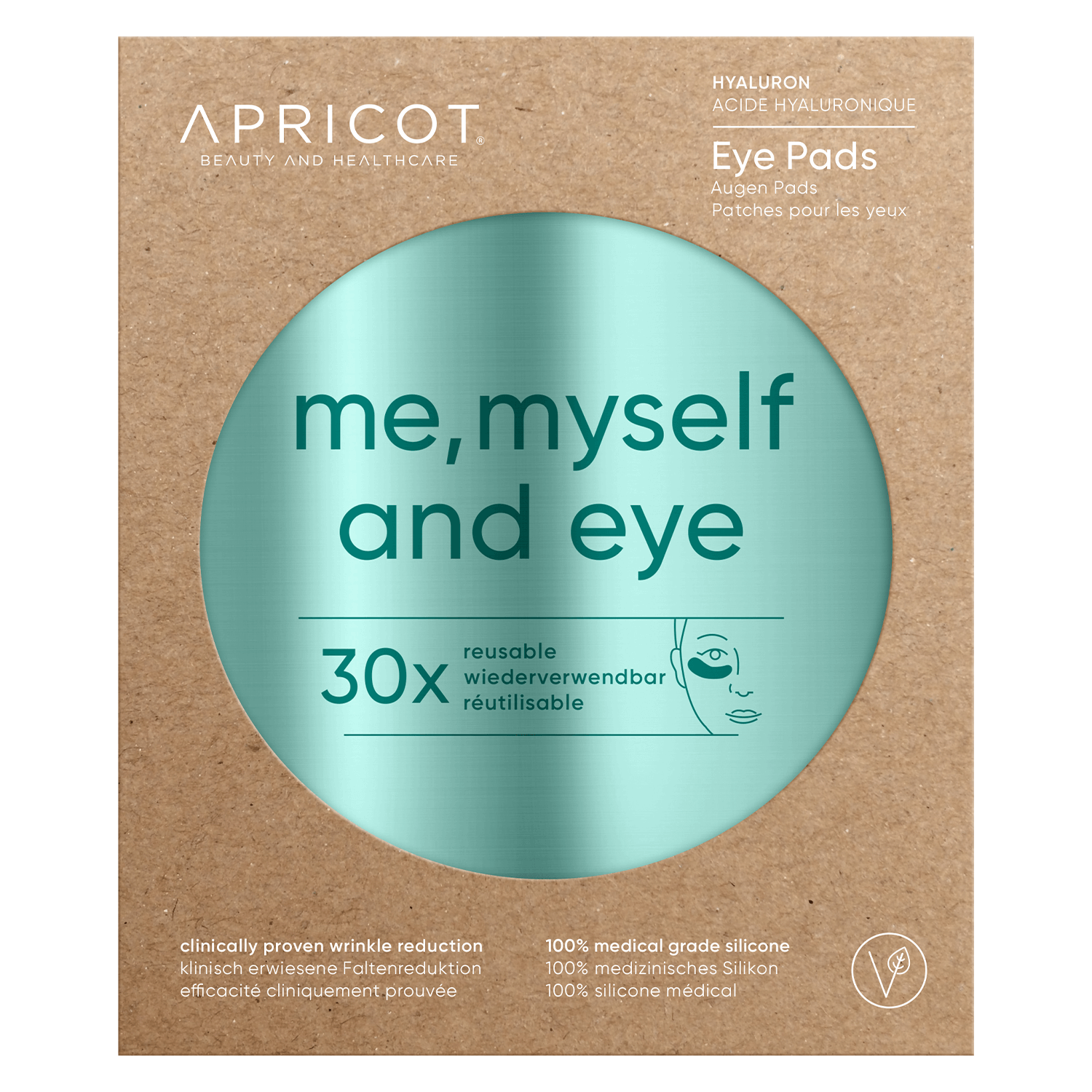 Product image from APRICOT - Anti-Falten-Augen Pads Me, myself & eye