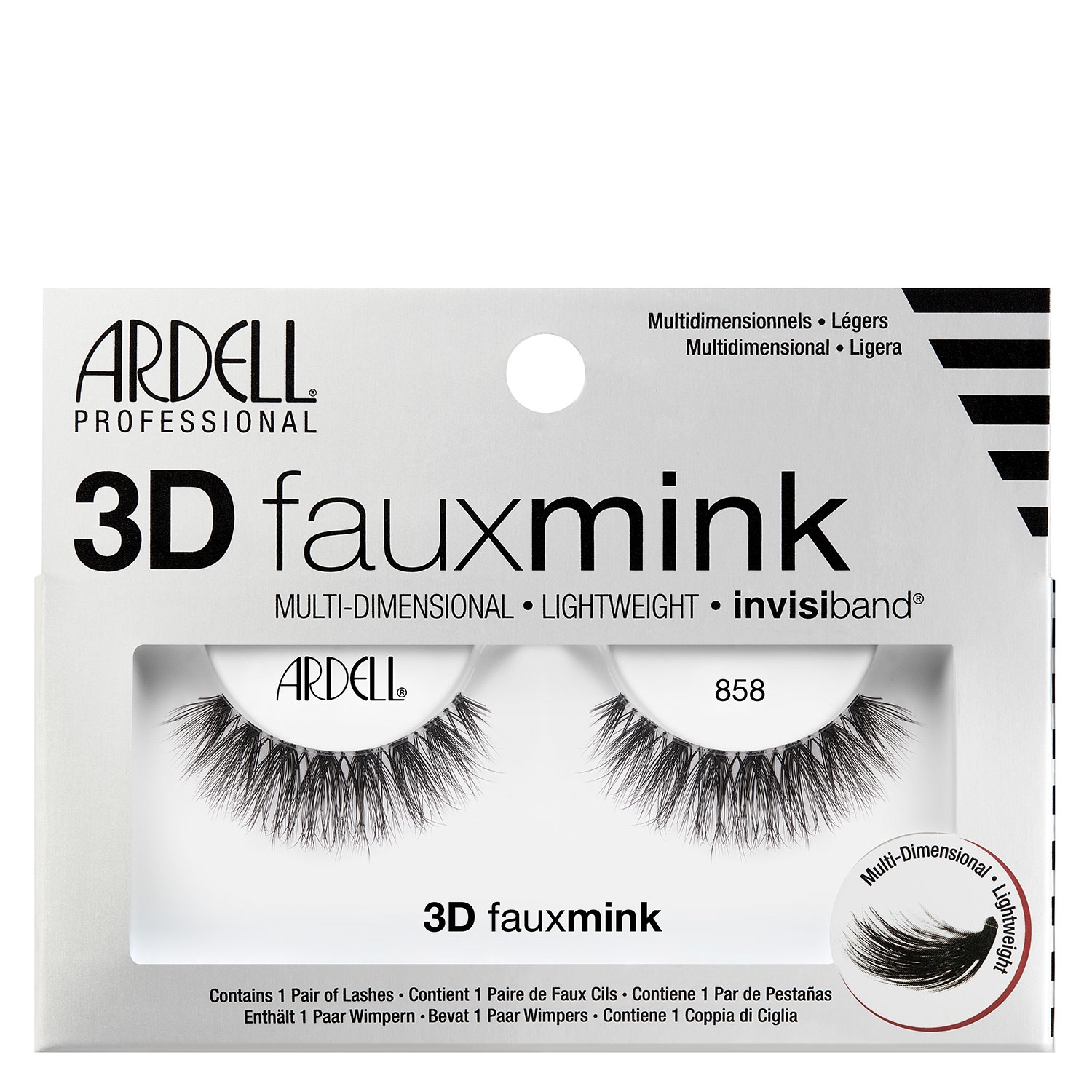 Product image from Ardell False Lashes - 3D Faux Mink 858