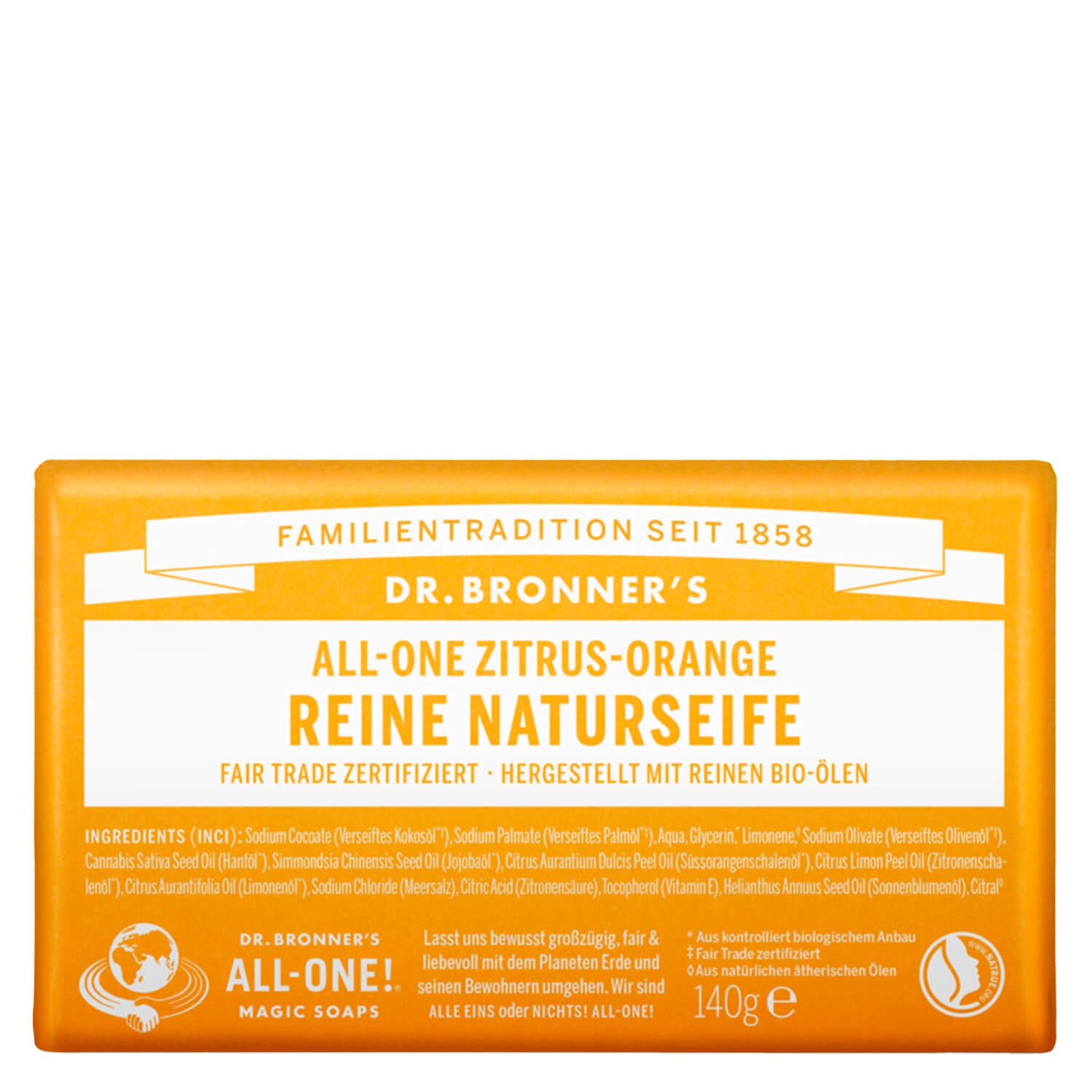 Product image from DR. BRONNER'S - Naturseife Citrus Orange