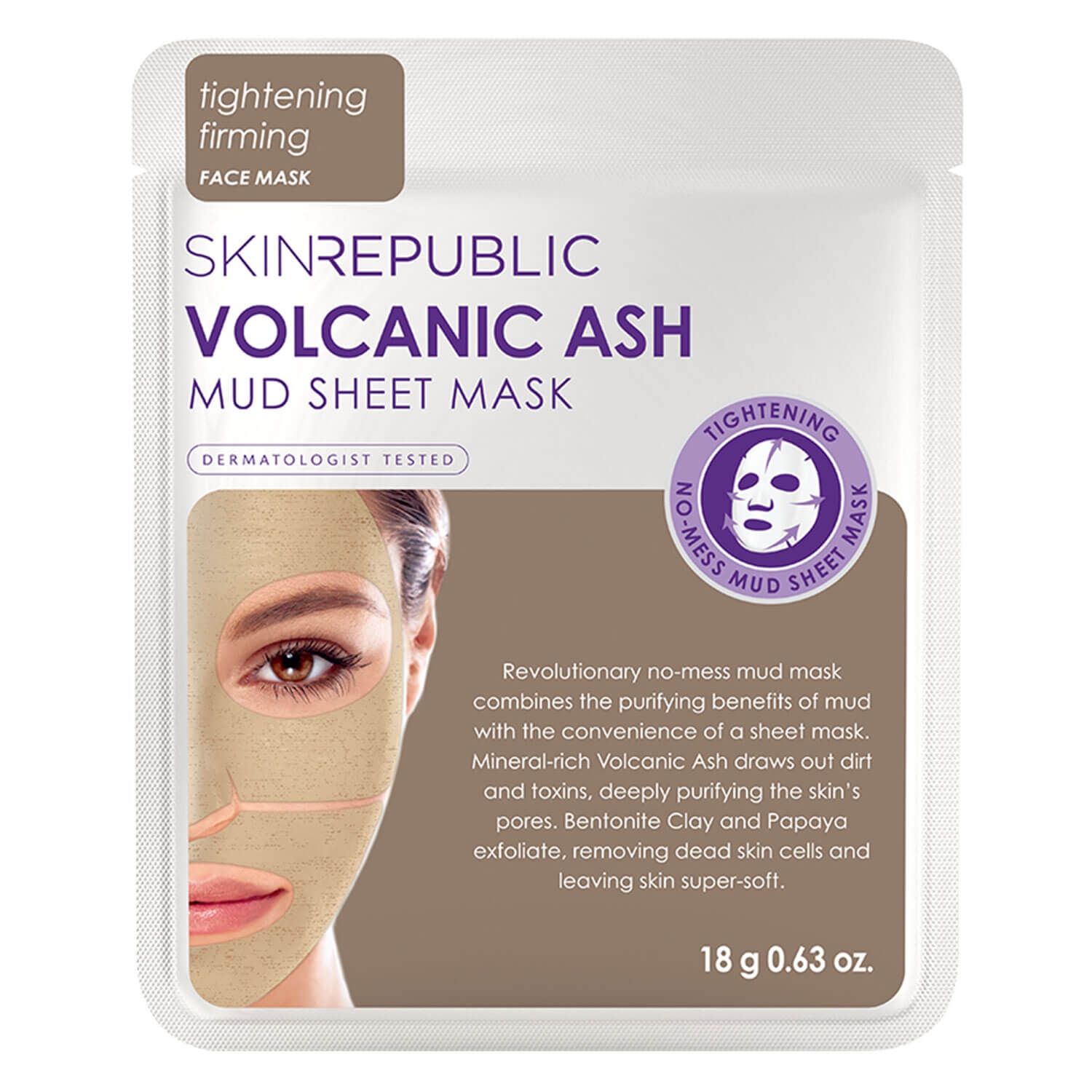 Image du produit de Skin Republic - Volcanic Ash Mud Face Mask