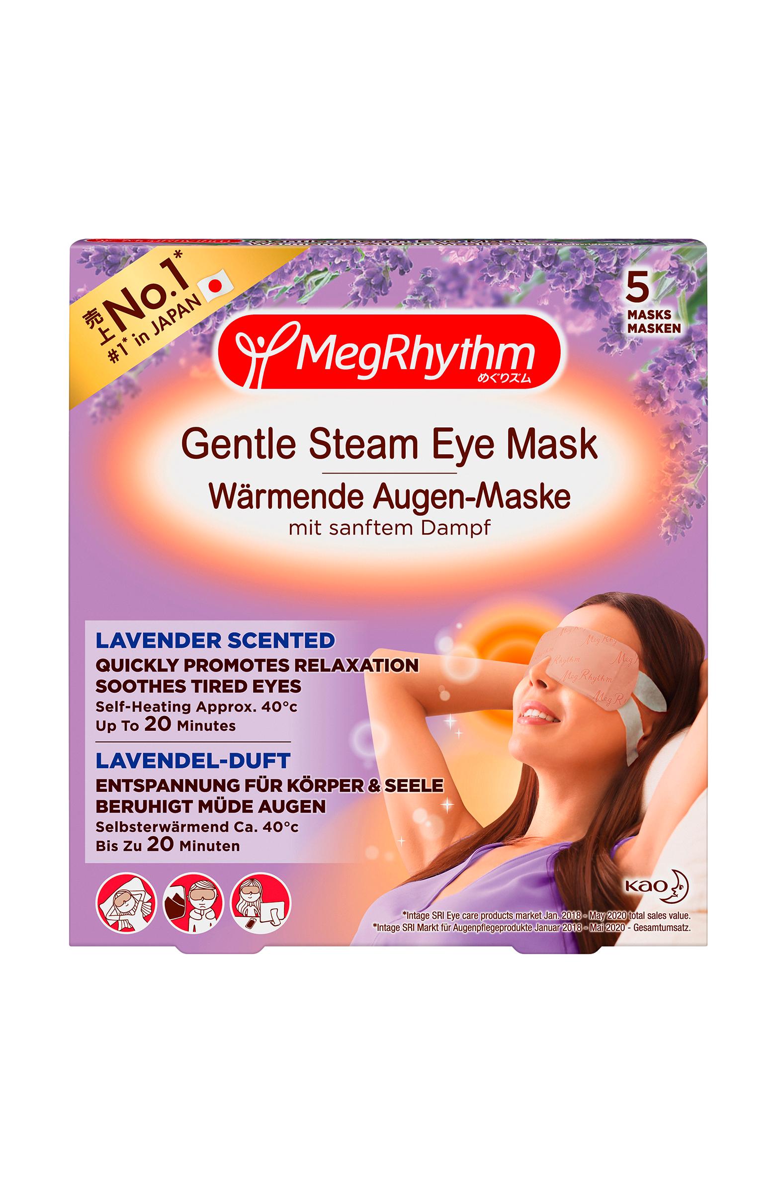 MegRhythm - Wärmende Augen-Maske Lavendel-Duft