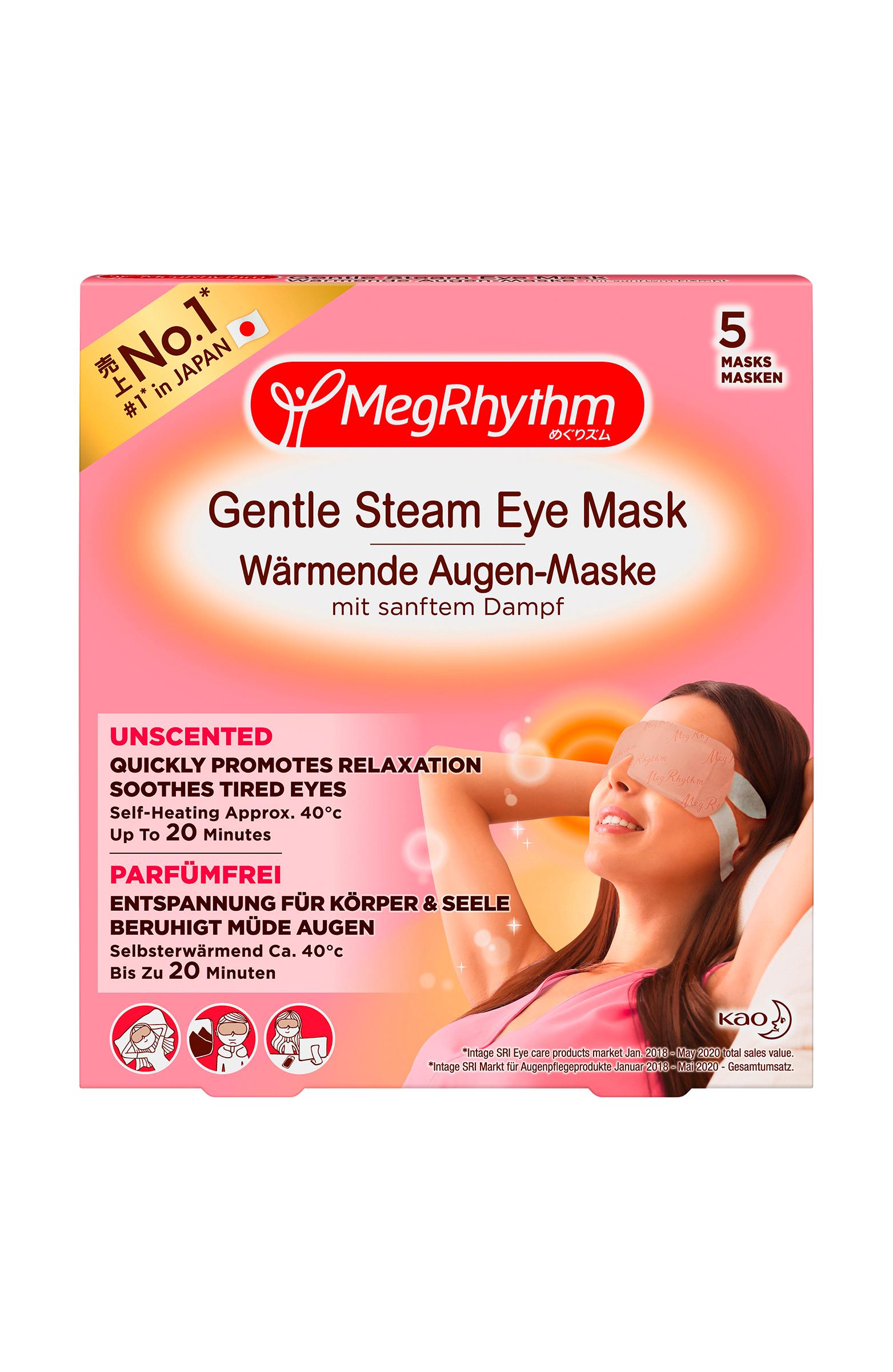 MegRhythm -  Warming Eye Masks -Parfumfree