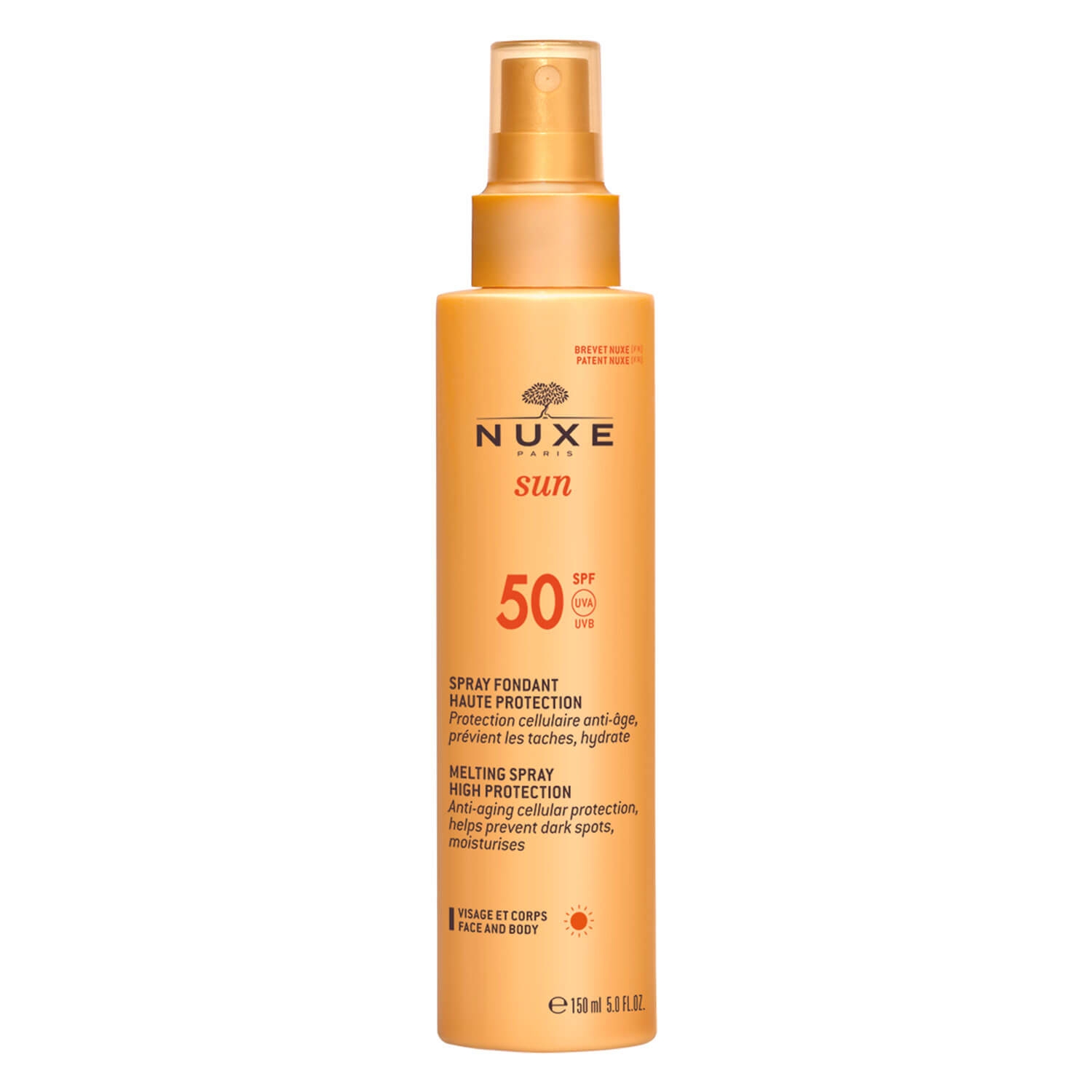 Image du produit de Nuxe Sun - Spray Fondant Haute Protection SPF50