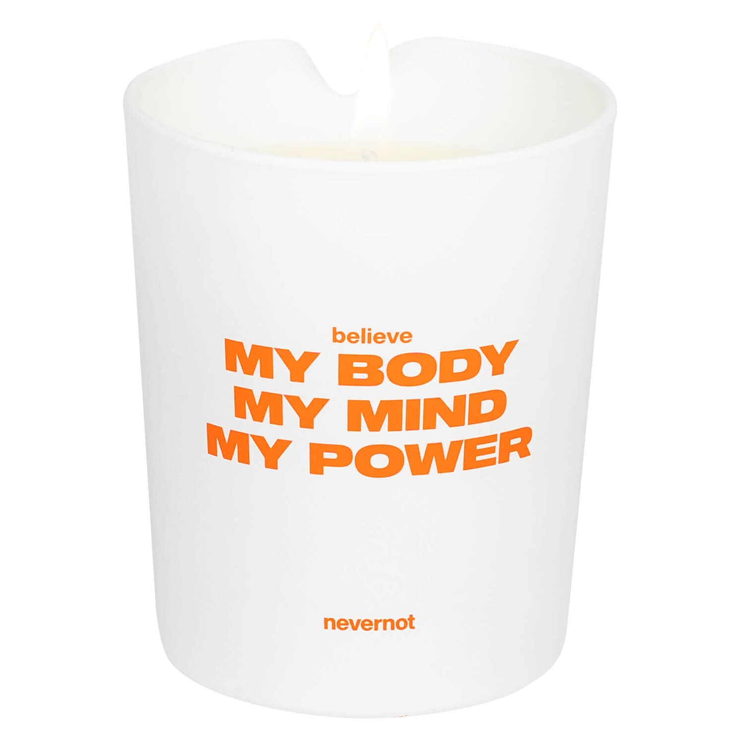 Produktbild von nevernot - Massage Candle believe