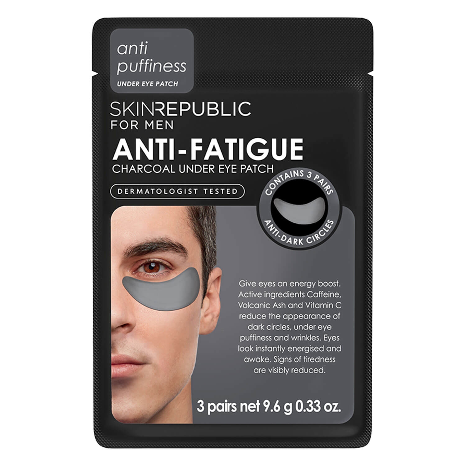 Produktbild von Skin Republic - Men's Anti-Fatigue Under Eye Patch