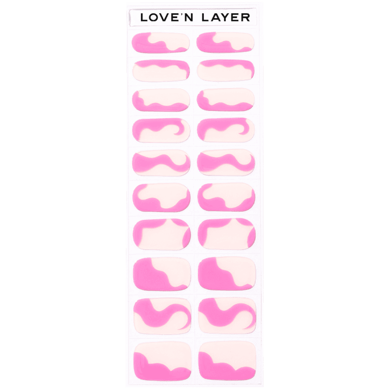 LoveNLayer - Abstraction Poppy Pink