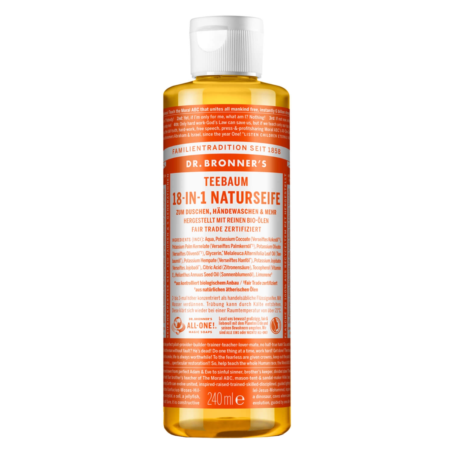 Product image from DR. BRONNER'S - 18-IN-1 Flüssigseife Teatree