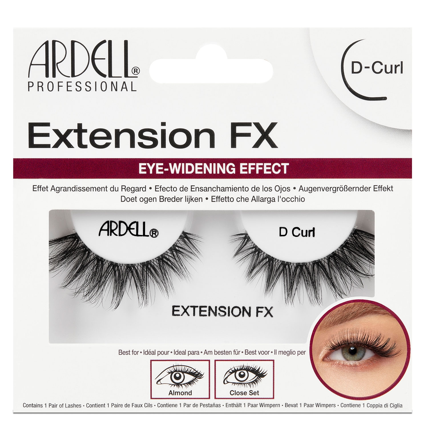 Product image from Ardell False Lashes - Extension FX D Curl