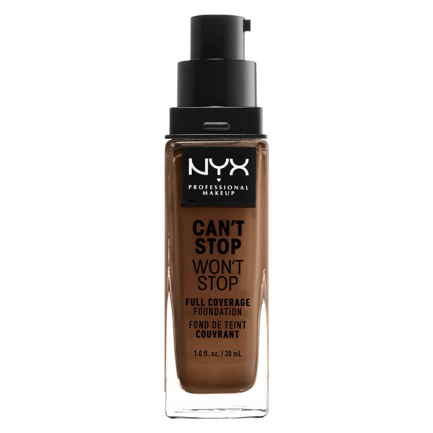 Can't Stop Won't Stop - Full Coverage Foundation Deep Sable