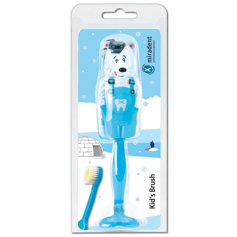 Miradent - Kid's Brush brosse à dents ours, bleue claire