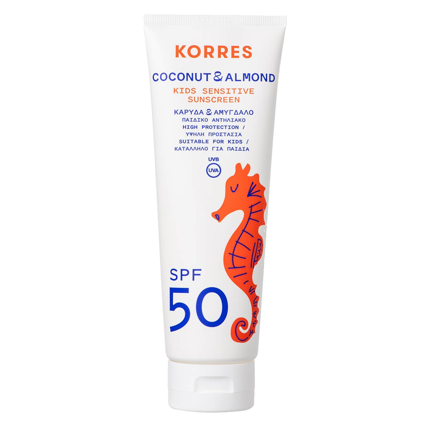 Produktbild von Korres Care - Coconut Almond Kids Sensitive Sunscreen SPF50 Face & Body