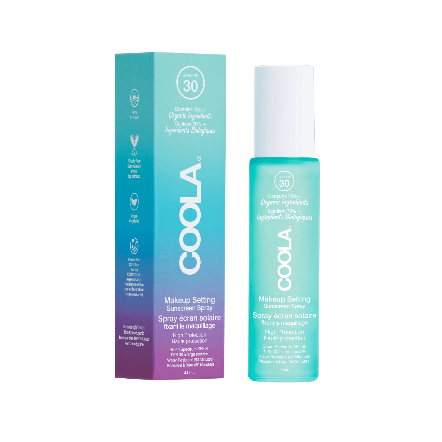 Product image from COOLA - Makeup Setting Spray Organic Sunscreen SPF30