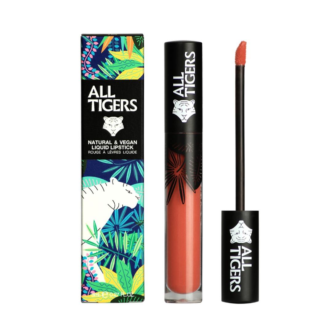 All Tigers Lips - Liquid Lipstick matt vegan und natürlich Pfirsich