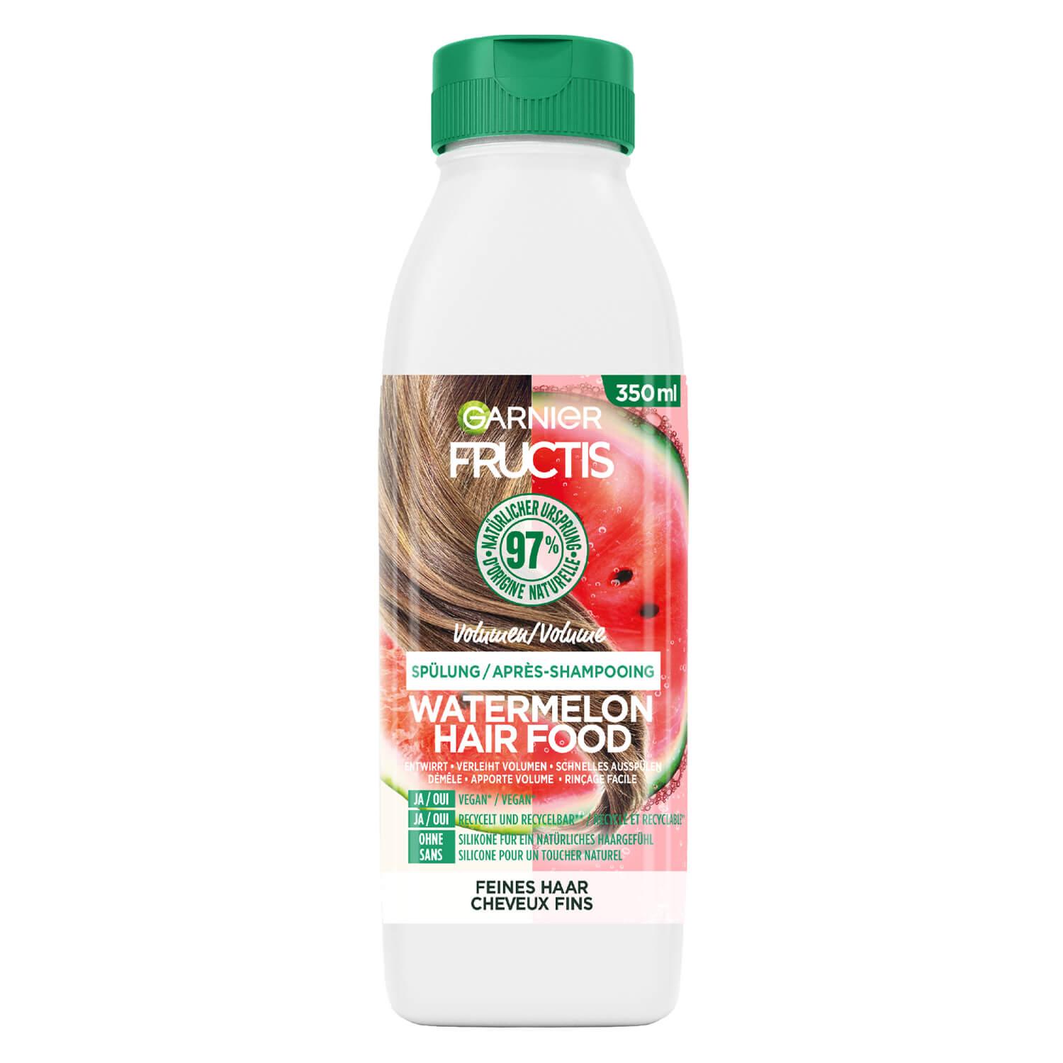 Fructis - Hair Food Watermelon Volumen Spülung